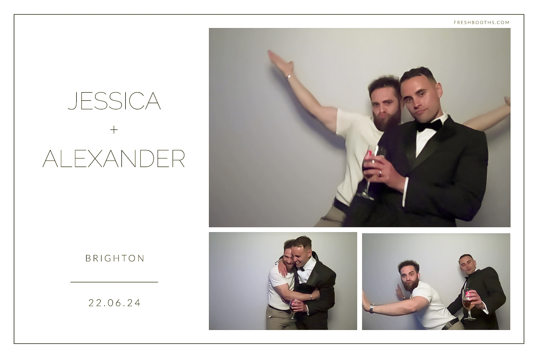 Jessica + Alexandra | View more photos from the event at gallery.freshbooths.com/u/FreshBooths/Jessica-Alexandra