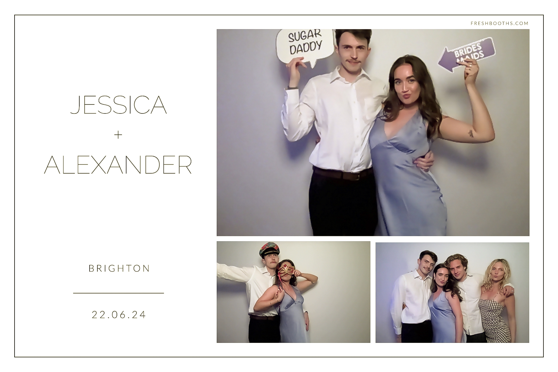 Jessica + Alexandra | View more photos from the event at gallery.freshbooths.com/u/FreshBooths/Jessica-Alexandra