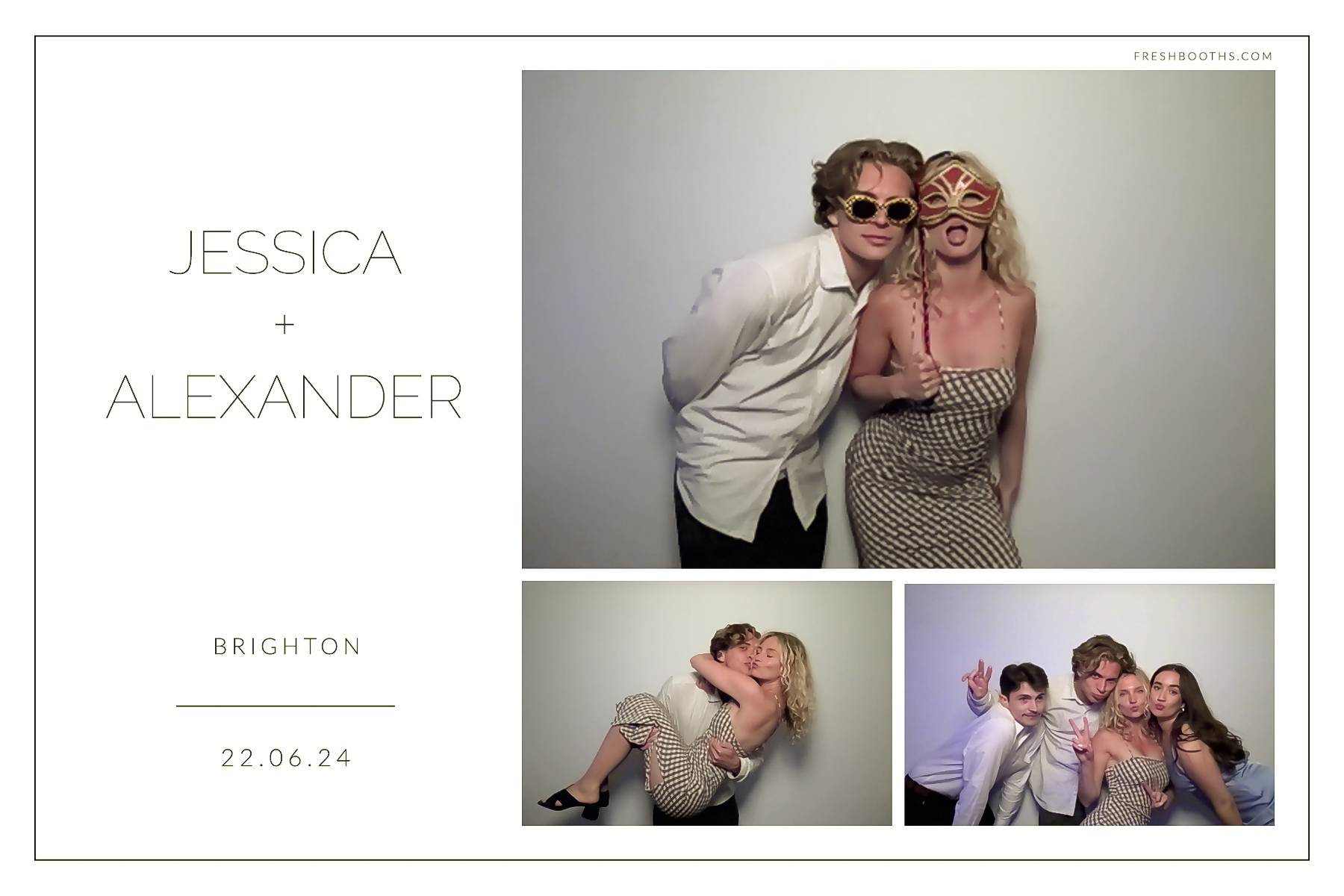Jessica + Alexandra | View more photos from the event at gallery.freshbooths.com/u/FreshBooths/Jessica-Alexandra
