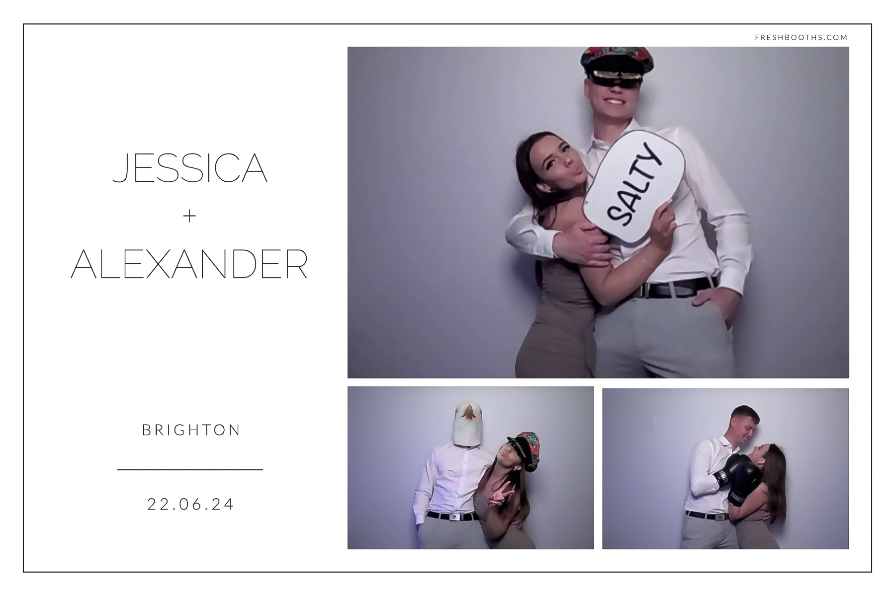 Jessica + Alexandra | View more photos from the event at gallery.freshbooths.com/u/FreshBooths/Jessica-Alexandra