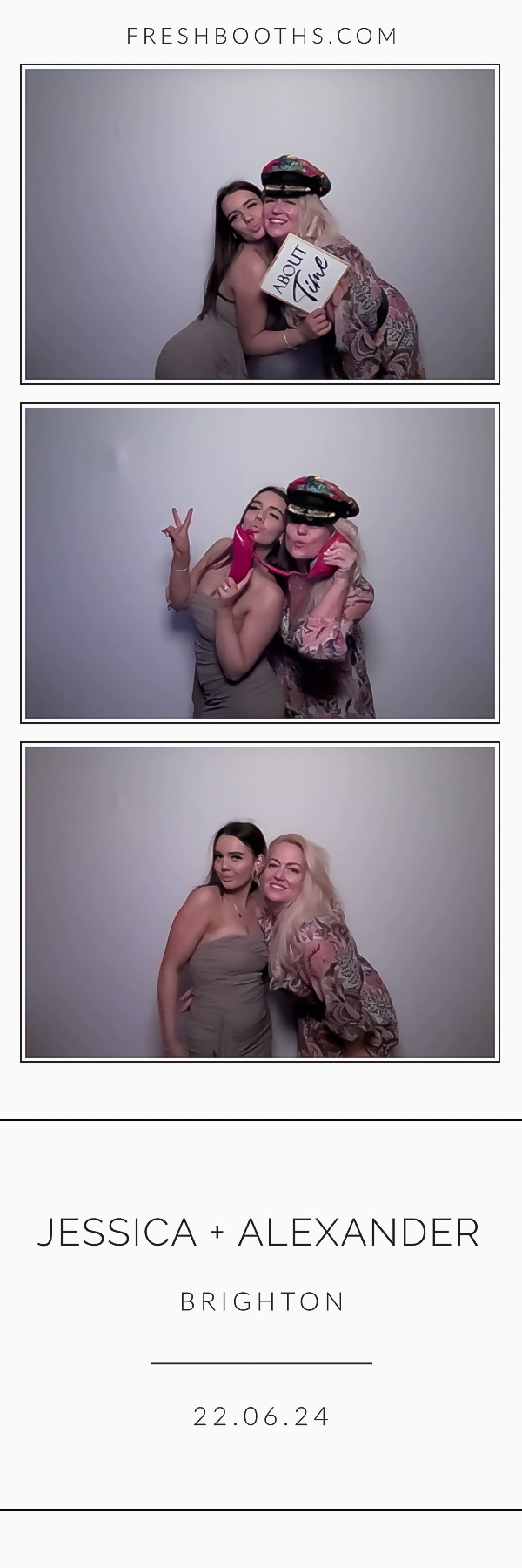 Jessica + Alexandra | View more photos from the event at gallery.freshbooths.com/u/FreshBooths/Jessica-Alexandra