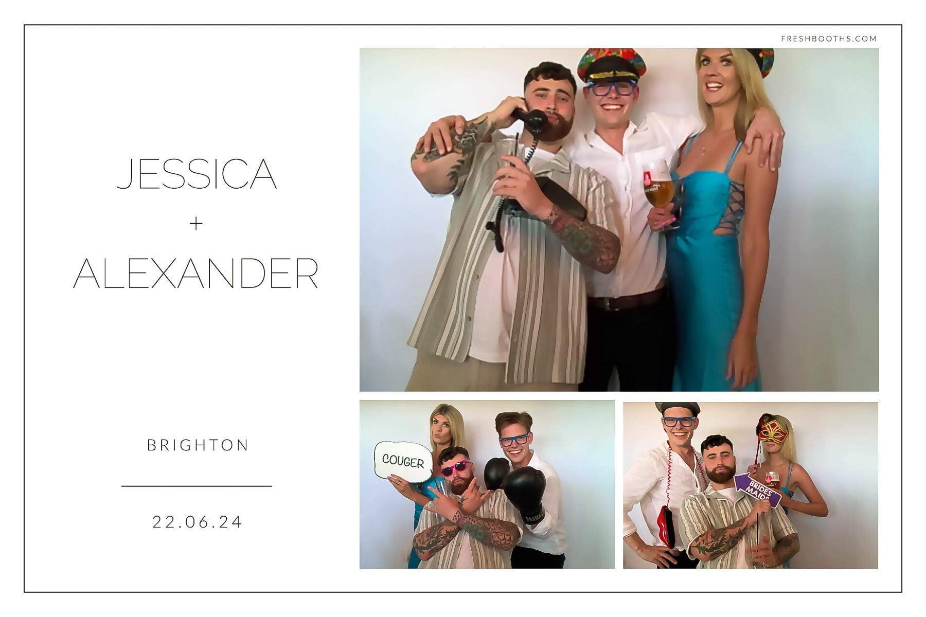 Jessica + Alexandra | View more photos from the event at gallery.freshbooths.com/u/FreshBooths/Jessica-Alexandra