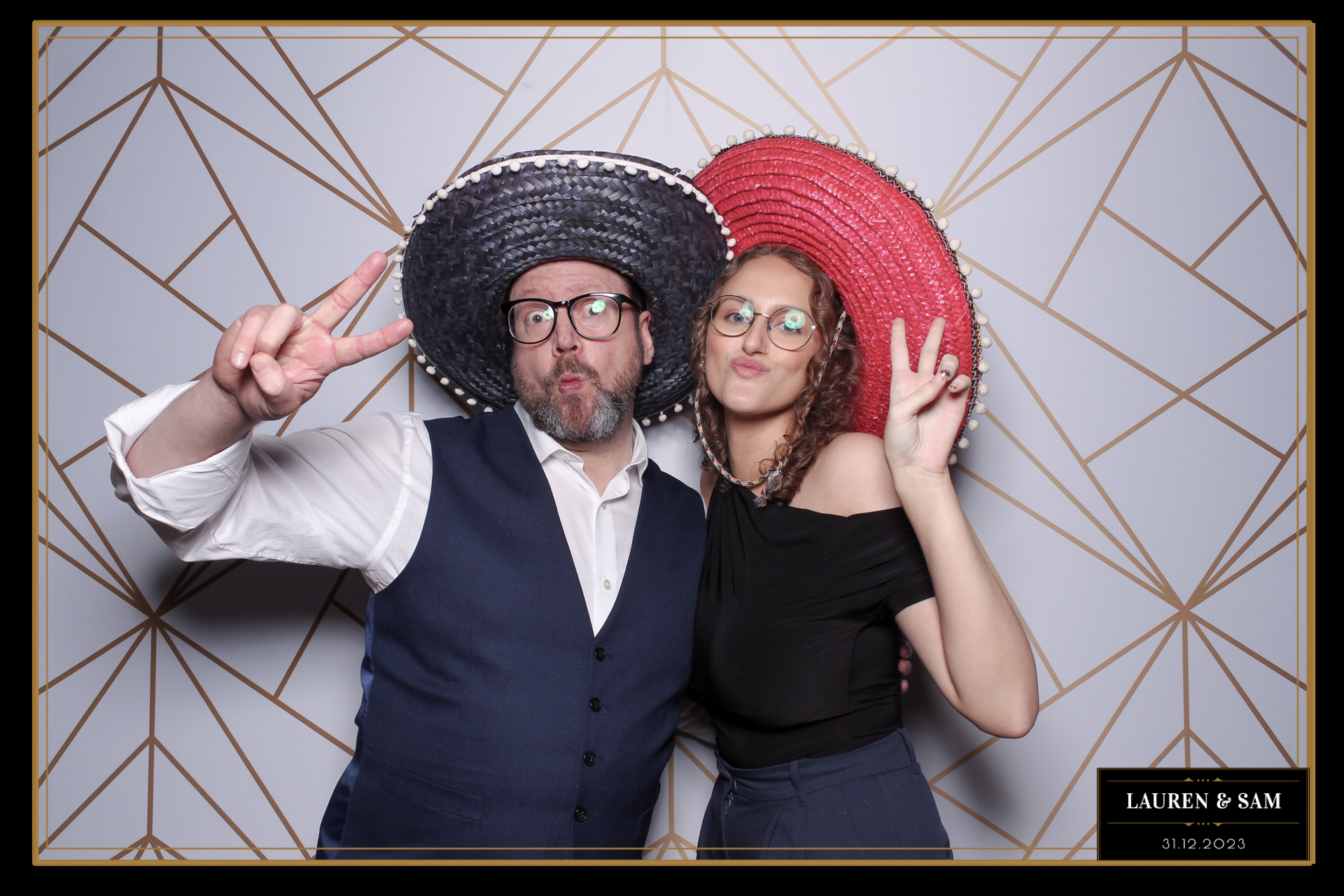 Lauren & Sam Wedding NYE | View more photos from the event at gallery.freshbooths.com/u/FreshBooths/Lauren-Sam-Wedding-NYE