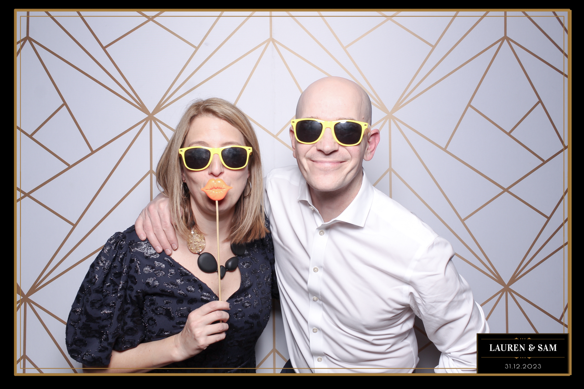 Lauren & Sam Wedding NYE | View more photos from the event at gallery.freshbooths.com/u/FreshBooths/Lauren-Sam-Wedding-NYE
