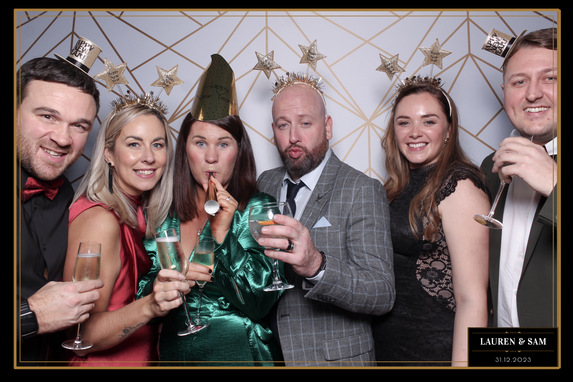 Lauren & Sam Wedding NYE | View more photos from the event at gallery.freshbooths.com/u/FreshBooths/Lauren-Sam-Wedding-NYE