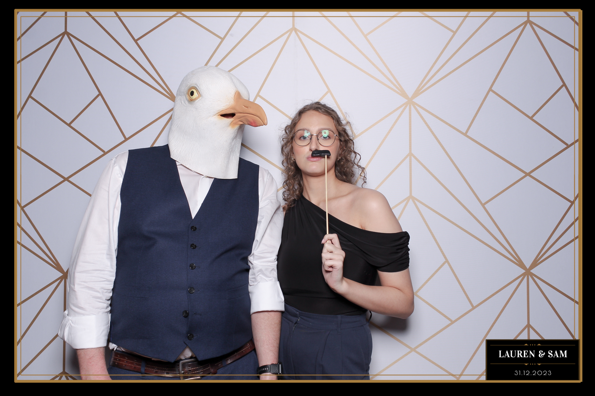 Lauren & Sam Wedding NYE | View more photos from the event at gallery.freshbooths.com/u/FreshBooths/Lauren-Sam-Wedding-NYE