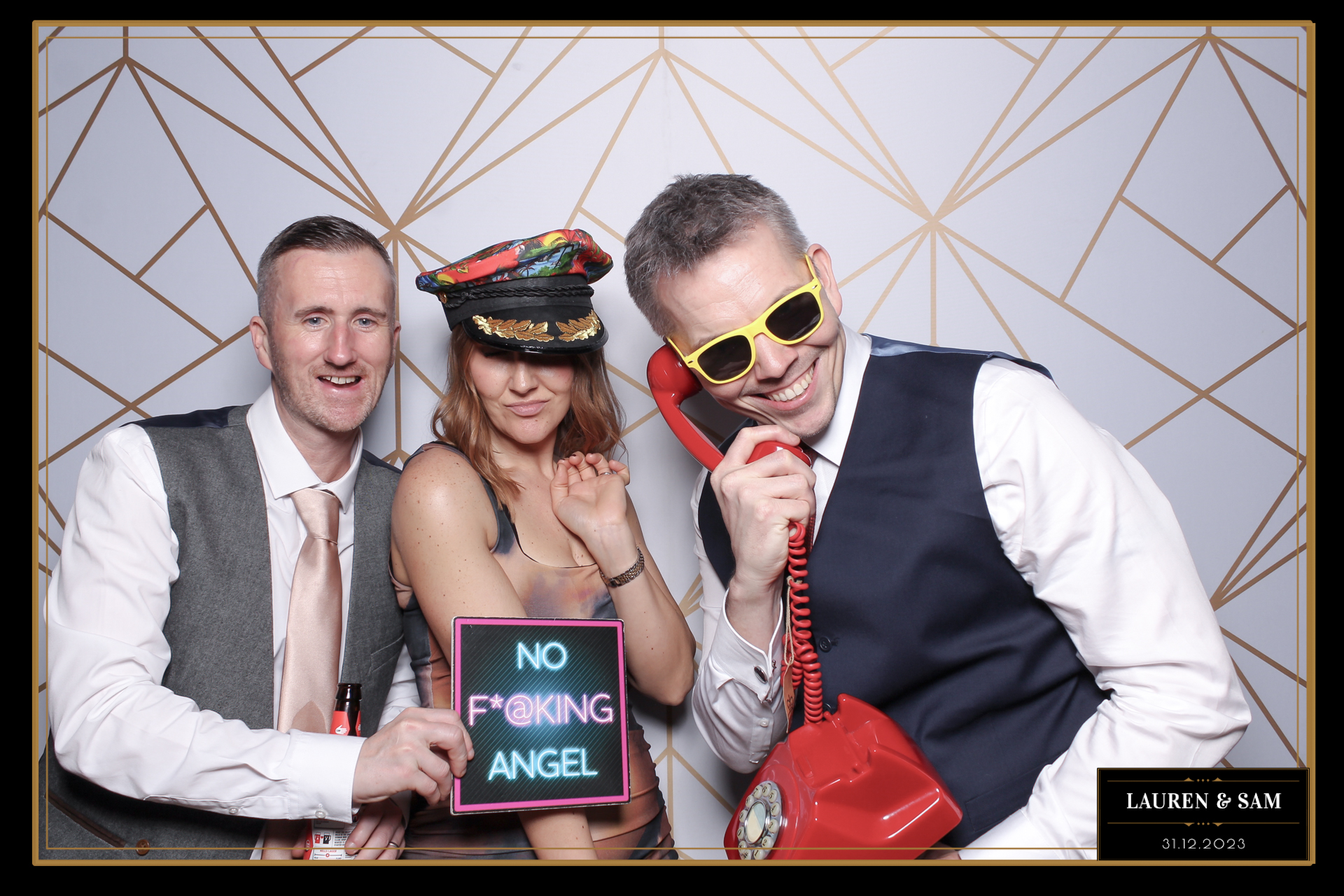 Lauren & Sam Wedding NYE | View more photos from the event at gallery.freshbooths.com/u/FreshBooths/Lauren-Sam-Wedding-NYE