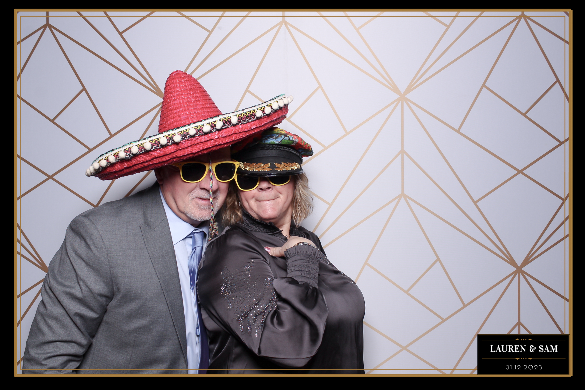 Lauren & Sam Wedding NYE | View more photos from the event at gallery.freshbooths.com/u/FreshBooths/Lauren-Sam-Wedding-NYE
