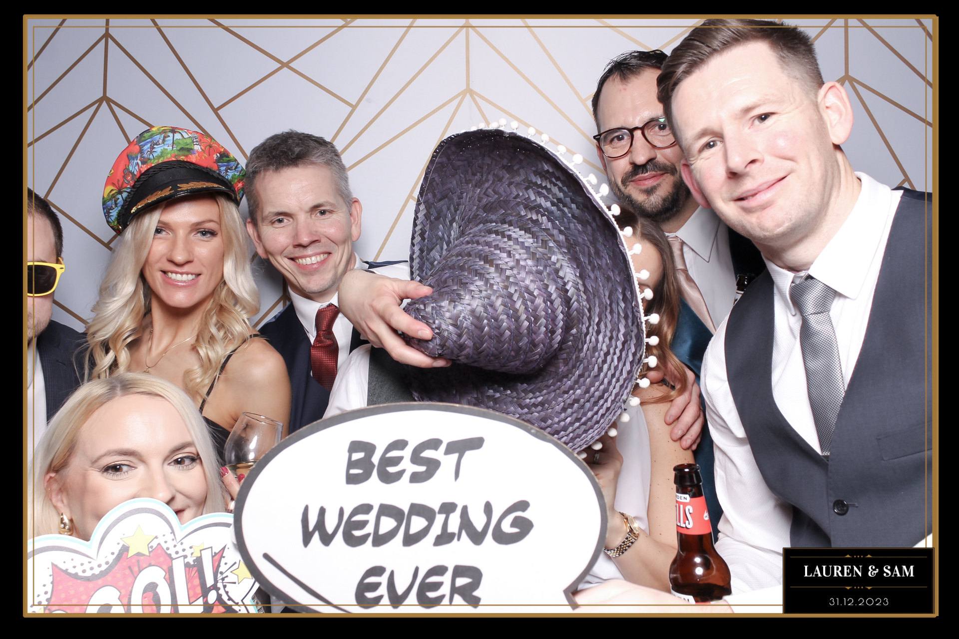 Lauren & Sam Wedding NYE | View more photos from the event at gallery.freshbooths.com/u/FreshBooths/Lauren-Sam-Wedding-NYE
