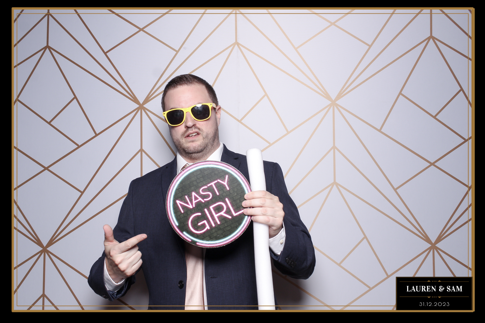 Lauren & Sam Wedding NYE | View more photos from the event at gallery.freshbooths.com/u/FreshBooths/Lauren-Sam-Wedding-NYE