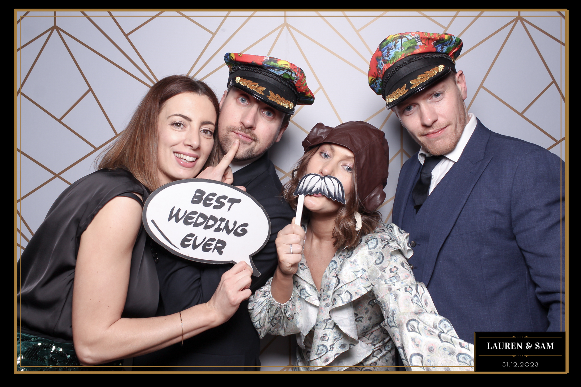 Lauren & Sam Wedding NYE | View more photos from the event at gallery.freshbooths.com/u/FreshBooths/Lauren-Sam-Wedding-NYE