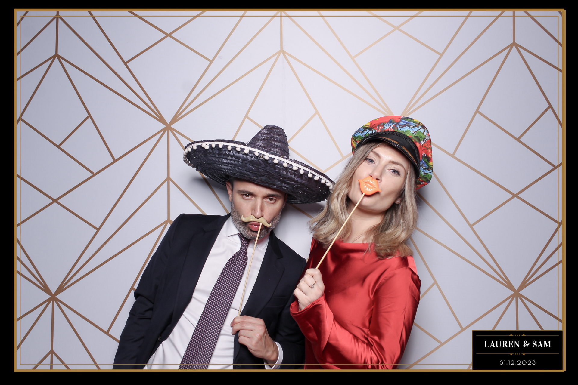 Lauren & Sam Wedding NYE | View more photos from the event at gallery.freshbooths.com/u/FreshBooths/Lauren-Sam-Wedding-NYE