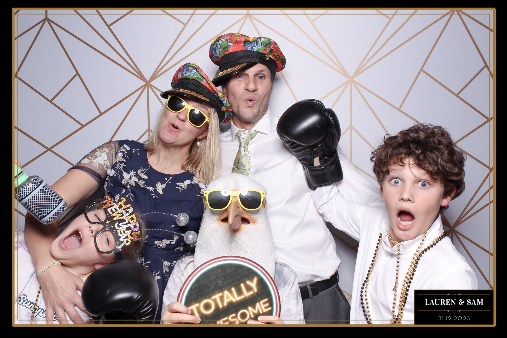 Lauren & Sam Wedding NYE | View more photos from the event at gallery.freshbooths.com/u/FreshBooths/Lauren-Sam-Wedding-NYE