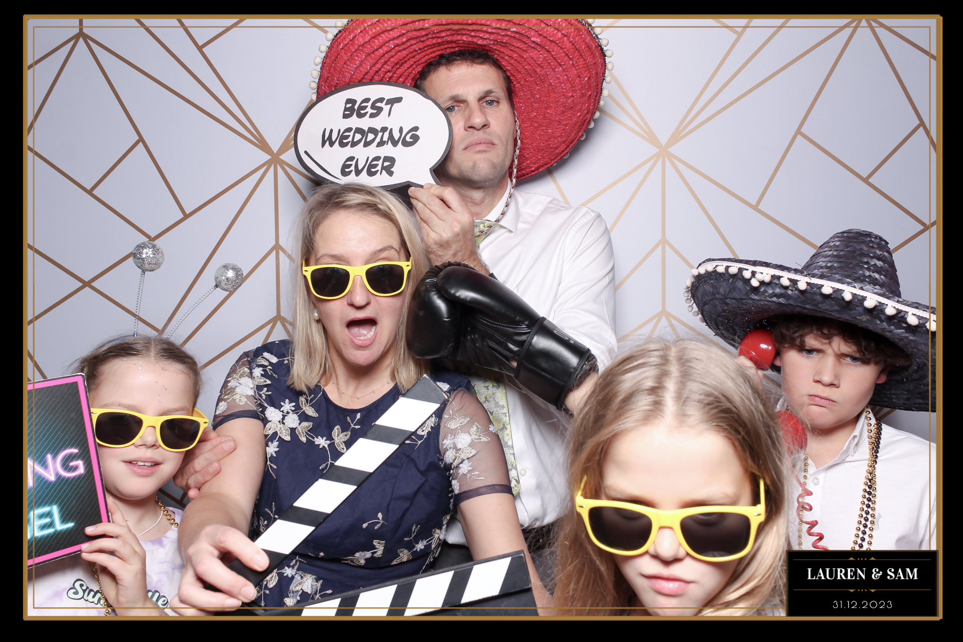 Lauren & Sam Wedding NYE | View more photos from the event at gallery.freshbooths.com/u/FreshBooths/Lauren-Sam-Wedding-NYE