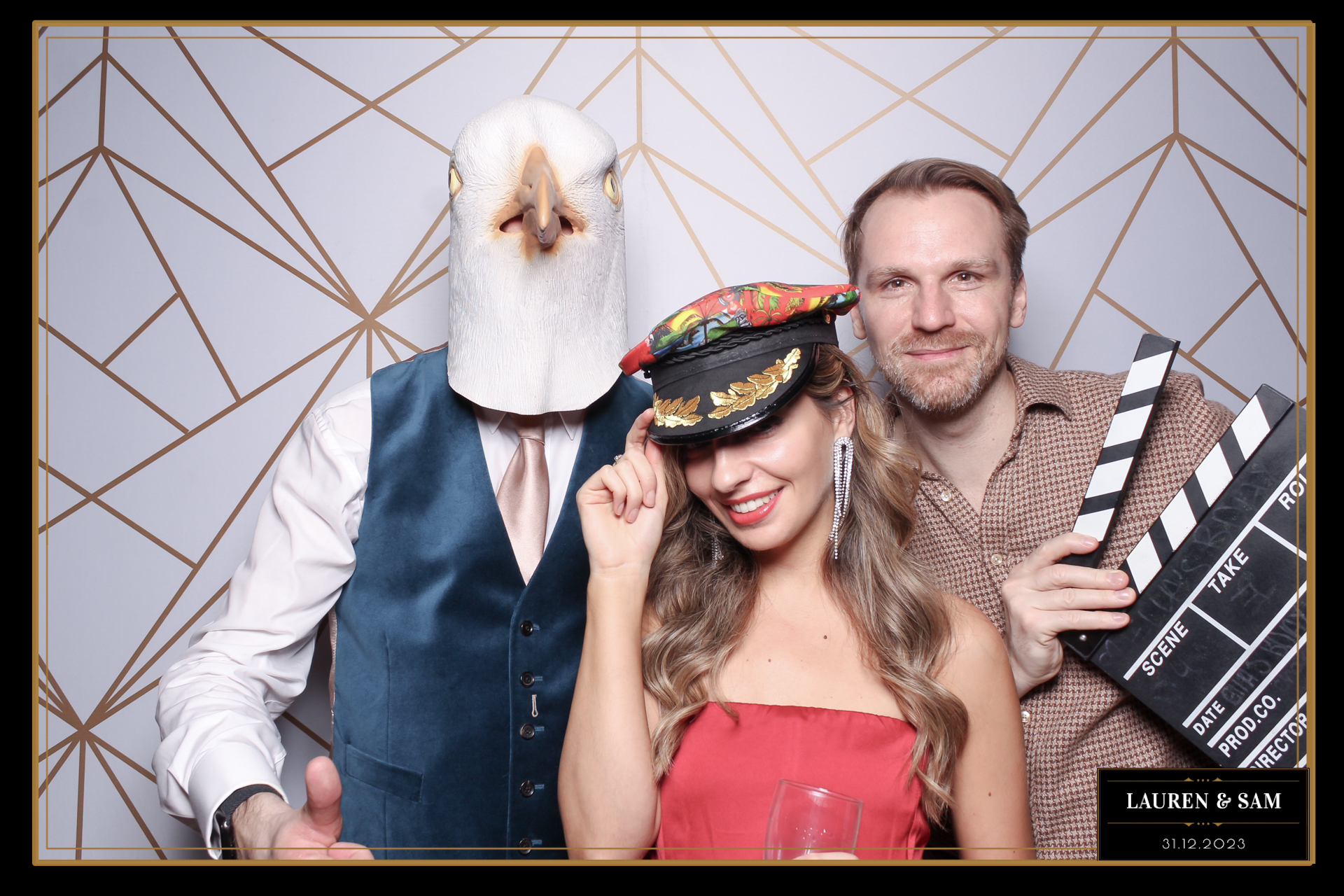 Lauren & Sam Wedding NYE | View more photos from the event at gallery.freshbooths.com/u/FreshBooths/Lauren-Sam-Wedding-NYE