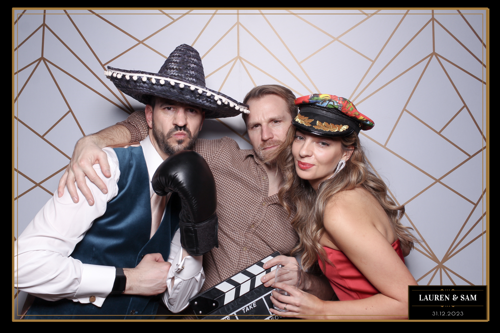 Lauren & Sam Wedding NYE | View more photos from the event at gallery.freshbooths.com/u/FreshBooths/Lauren-Sam-Wedding-NYE