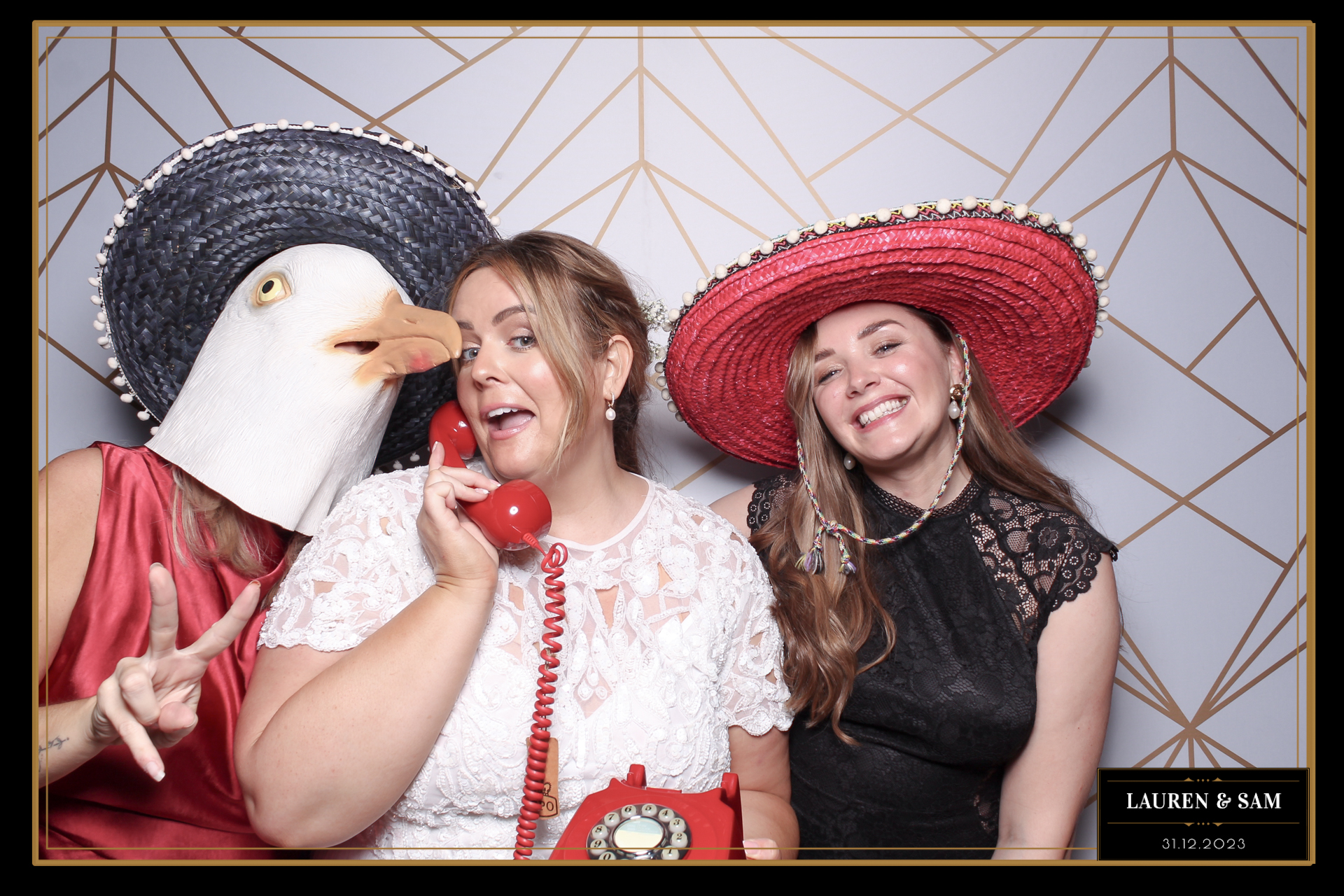 Lauren & Sam Wedding NYE | View more photos from the event at gallery.freshbooths.com/u/FreshBooths/Lauren-Sam-Wedding-NYE