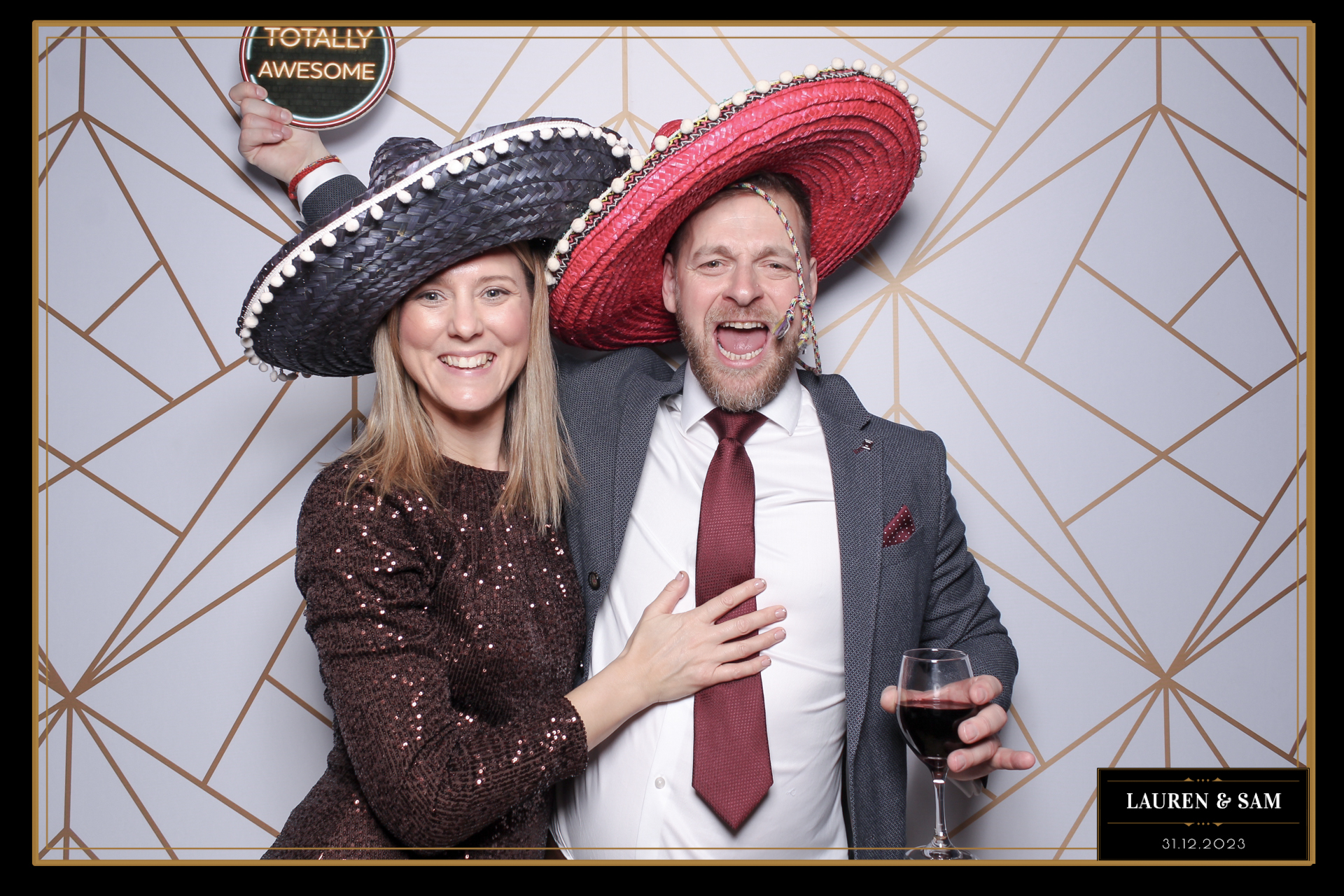Lauren & Sam Wedding NYE | View more photos from the event at gallery.freshbooths.com/u/FreshBooths/Lauren-Sam-Wedding-NYE