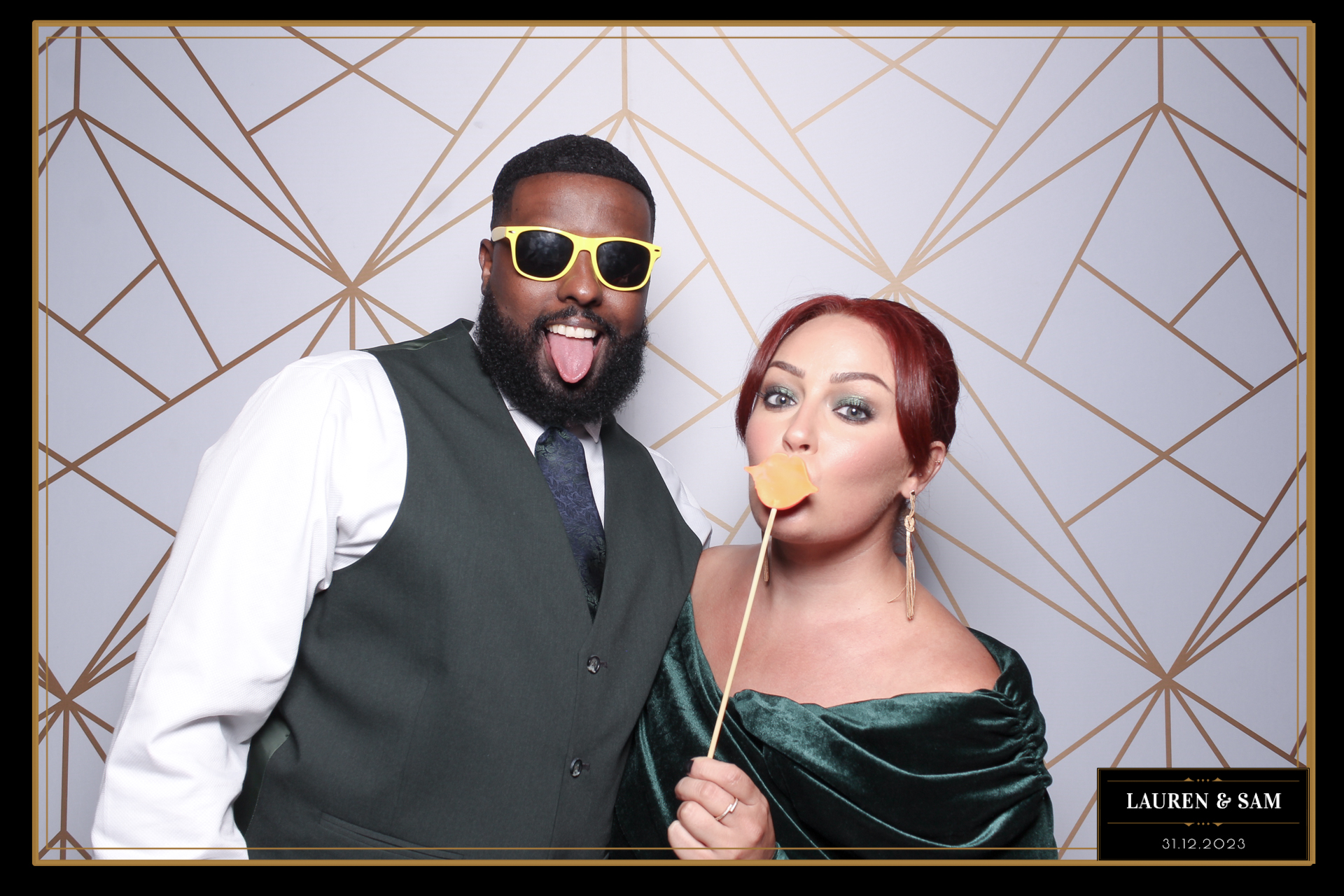 Lauren & Sam Wedding NYE | View more photos from the event at gallery.freshbooths.com/u/FreshBooths/Lauren-Sam-Wedding-NYE
