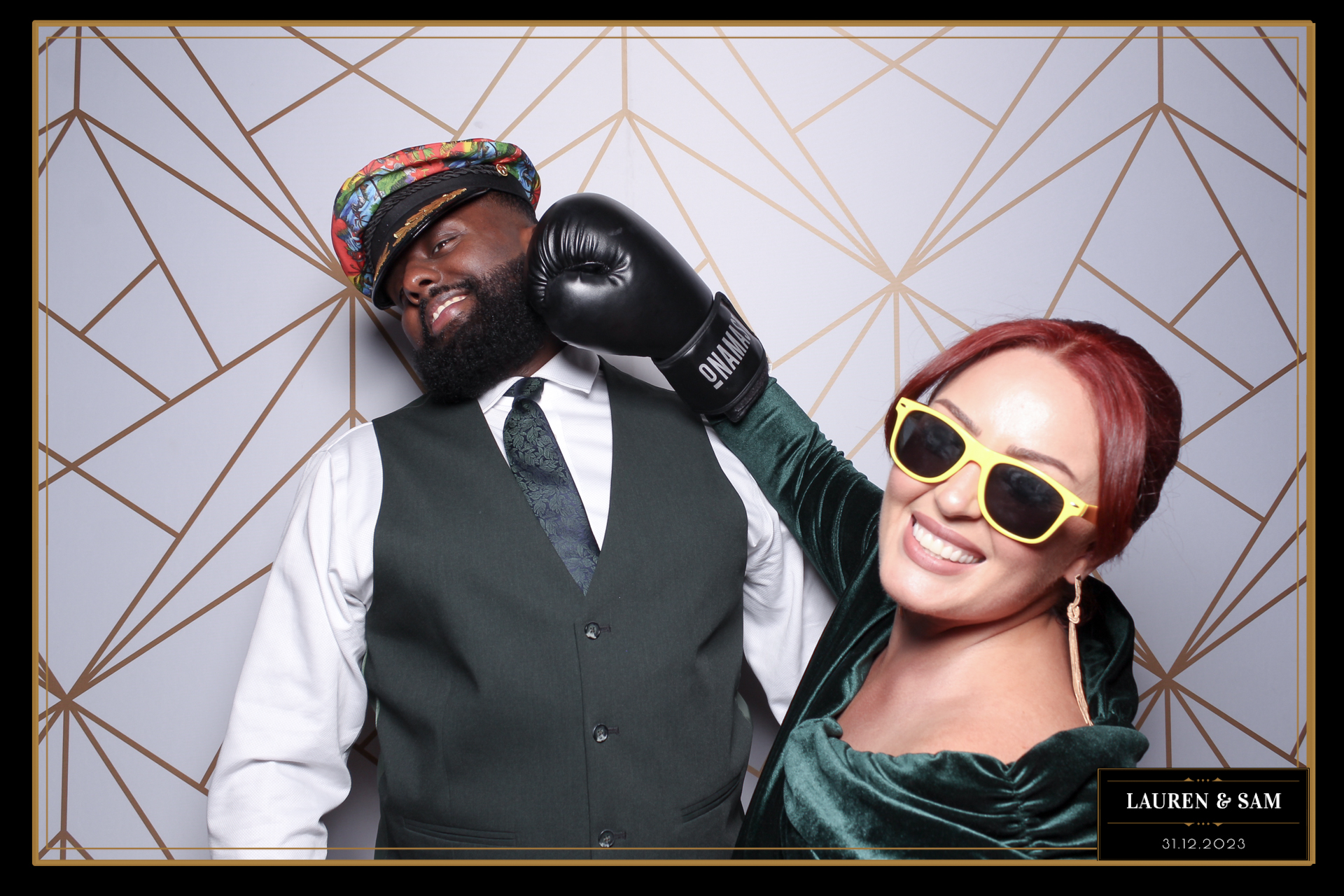 Lauren & Sam Wedding NYE | View more photos from the event at gallery.freshbooths.com/u/FreshBooths/Lauren-Sam-Wedding-NYE