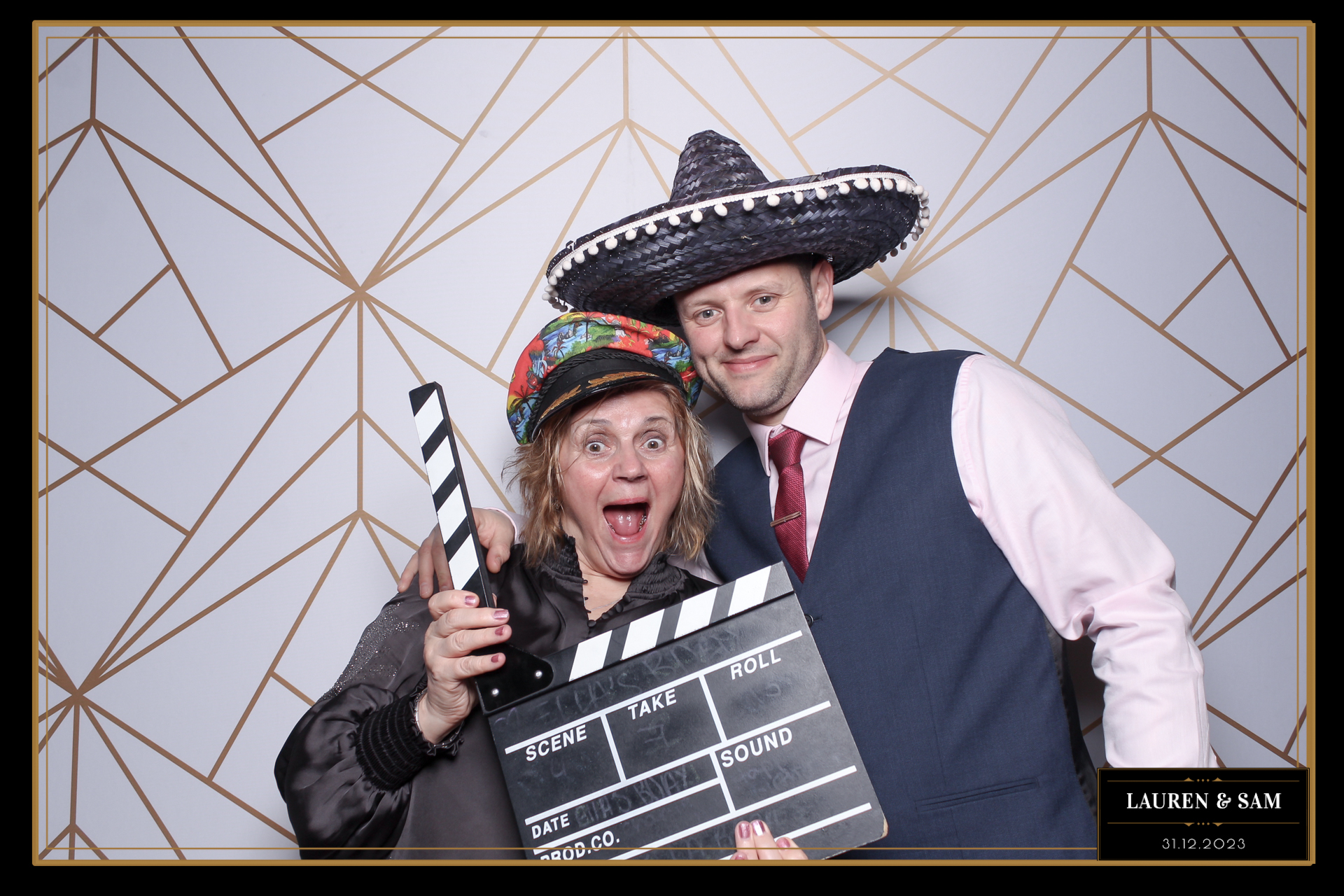 Lauren & Sam Wedding NYE | View more photos from the event at gallery.freshbooths.com/u/FreshBooths/Lauren-Sam-Wedding-NYE