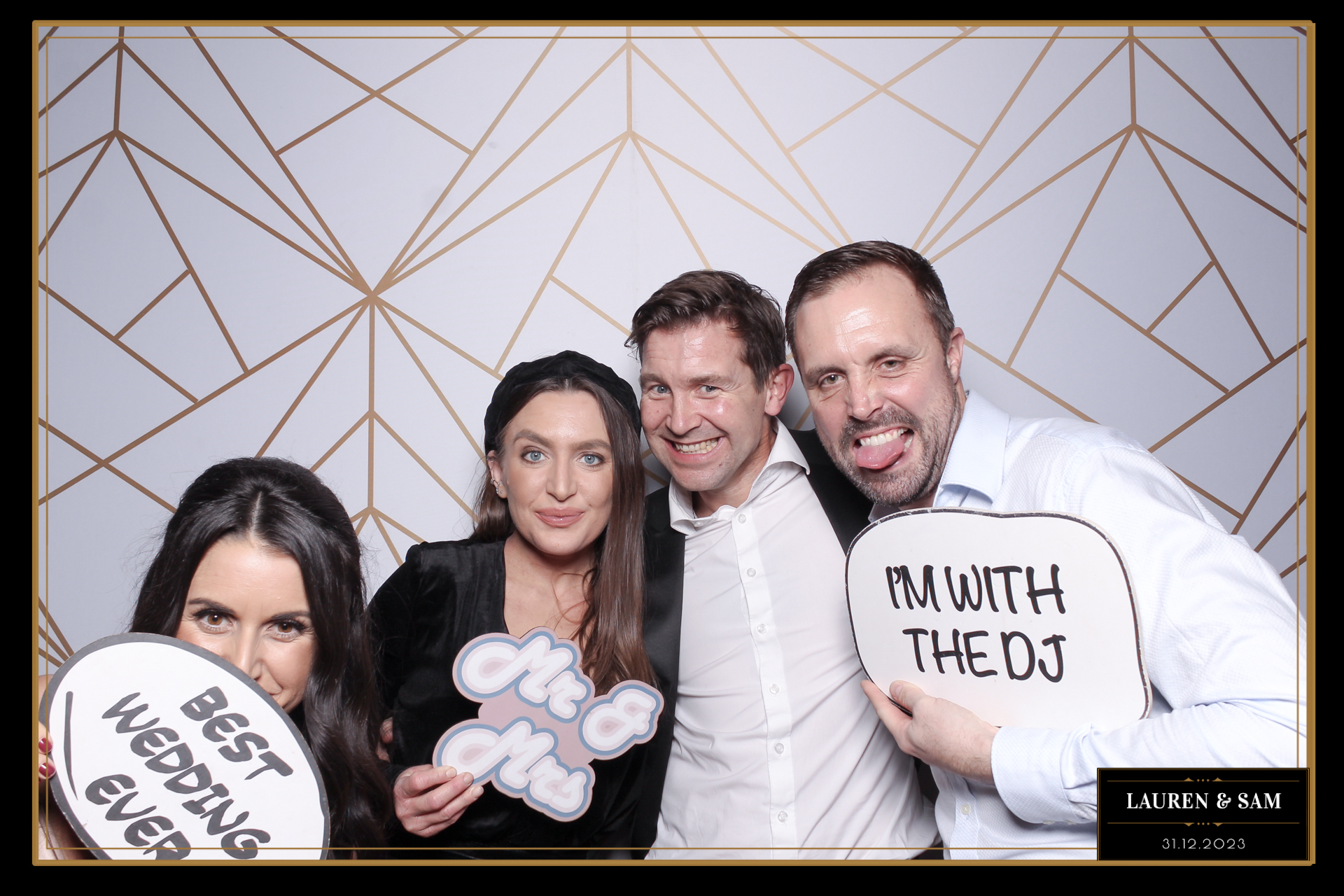 Lauren & Sam Wedding NYE | View more photos from the event at gallery.freshbooths.com/u/FreshBooths/Lauren-Sam-Wedding-NYE
