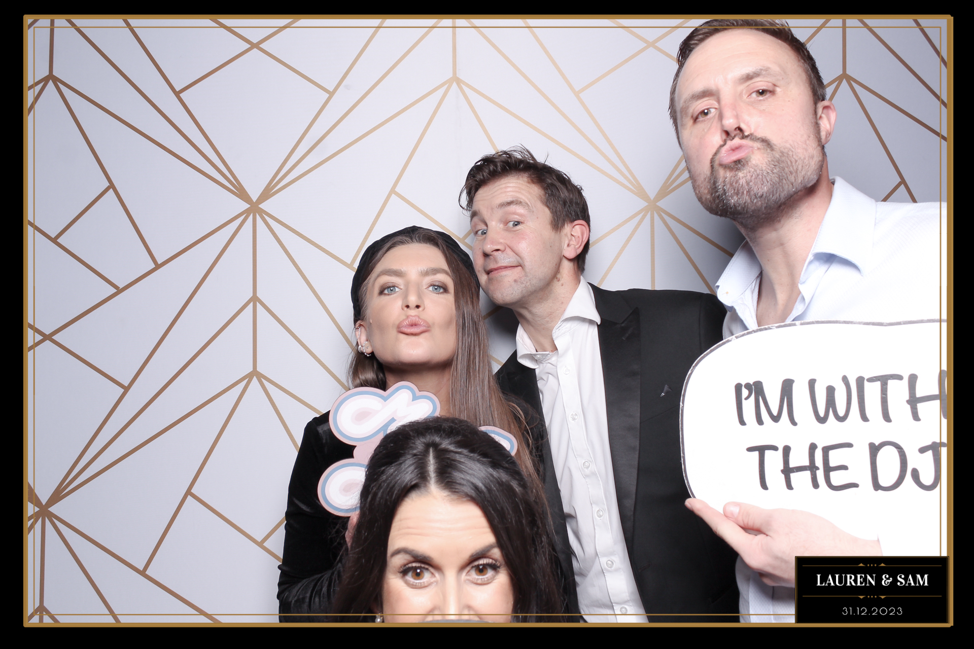 Lauren & Sam Wedding NYE | View more photos from the event at gallery.freshbooths.com/u/FreshBooths/Lauren-Sam-Wedding-NYE