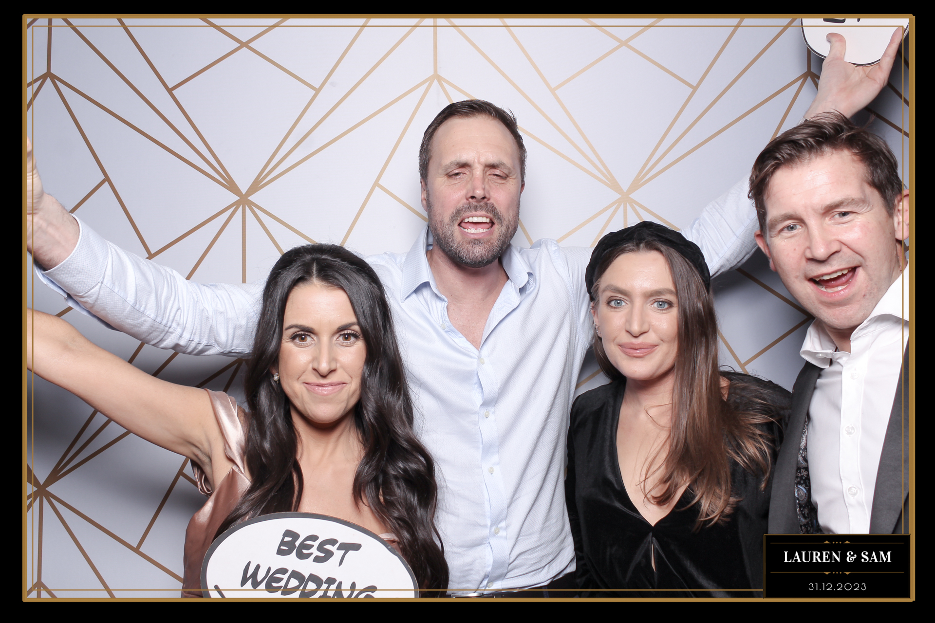 Lauren & Sam Wedding NYE | View more photos from the event at gallery.freshbooths.com/u/FreshBooths/Lauren-Sam-Wedding-NYE
