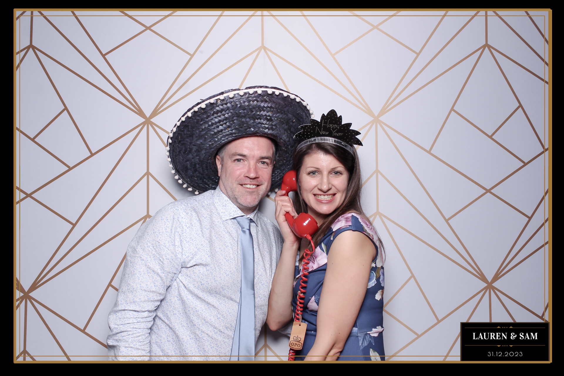 Lauren & Sam Wedding NYE | View more photos from the event at gallery.freshbooths.com/u/FreshBooths/Lauren-Sam-Wedding-NYE