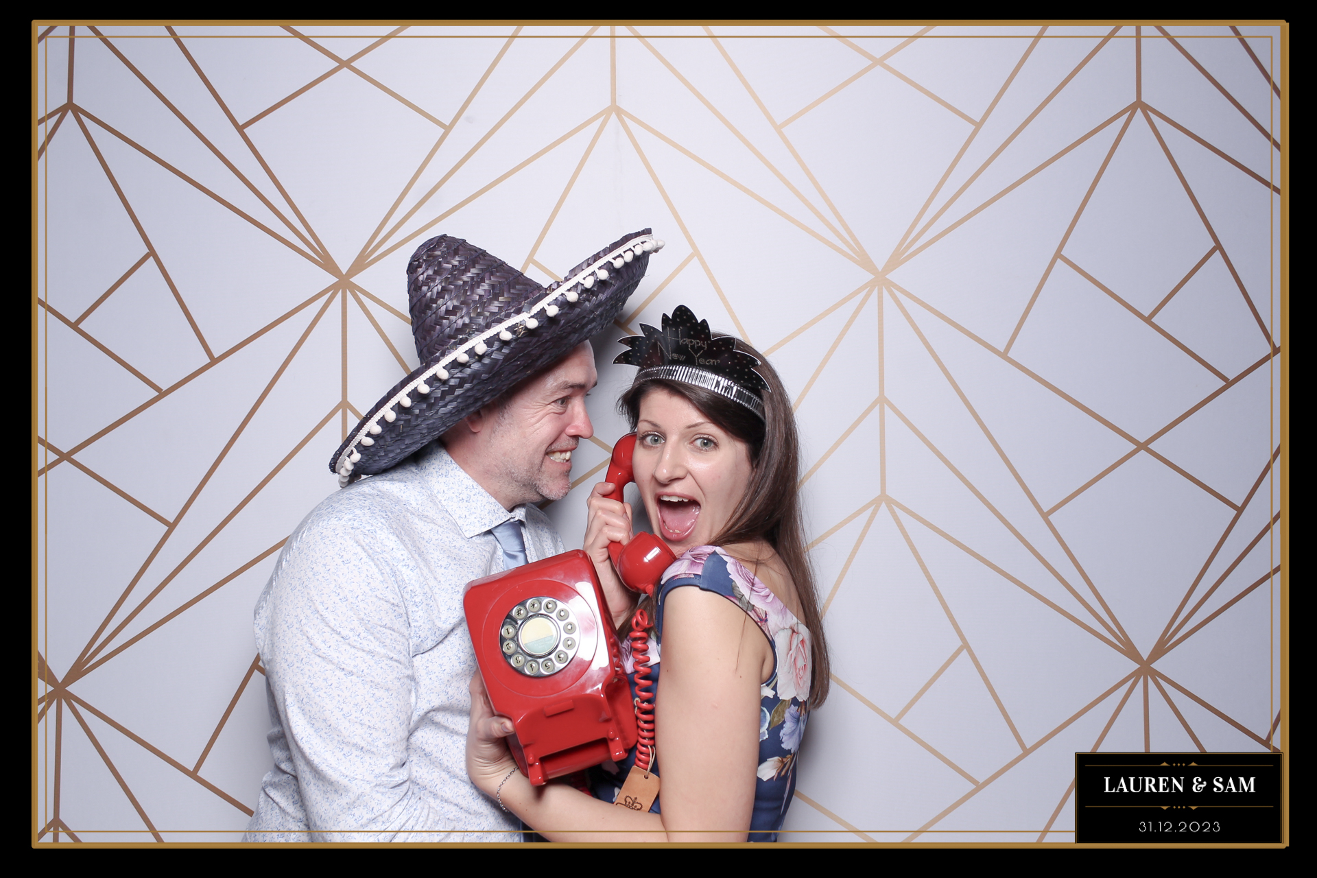 Lauren & Sam Wedding NYE | View more photos from the event at gallery.freshbooths.com/u/FreshBooths/Lauren-Sam-Wedding-NYE