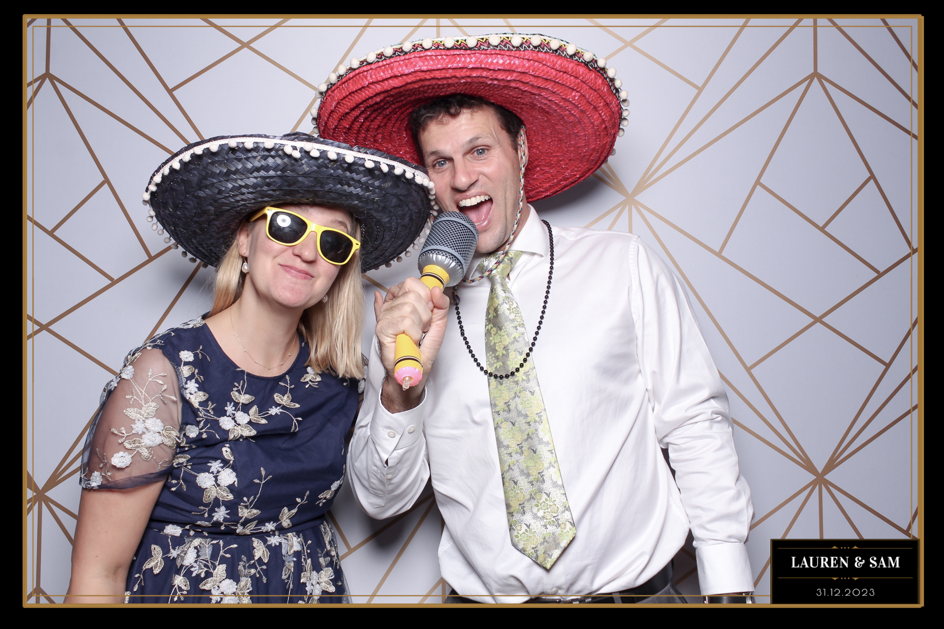 Lauren & Sam Wedding NYE | View more photos from the event at gallery.freshbooths.com/u/FreshBooths/Lauren-Sam-Wedding-NYE