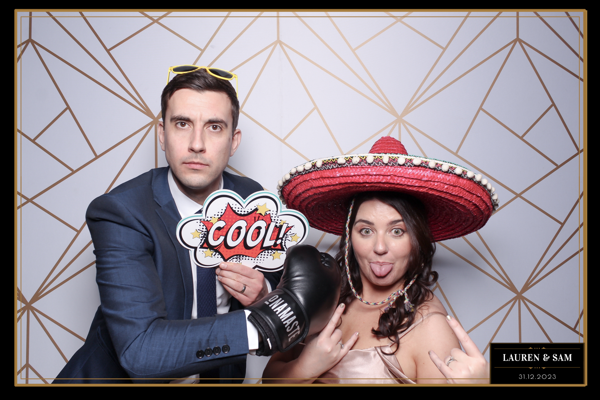 Lauren & Sam Wedding NYE | View more photos from the event at gallery.freshbooths.com/u/FreshBooths/Lauren-Sam-Wedding-NYE