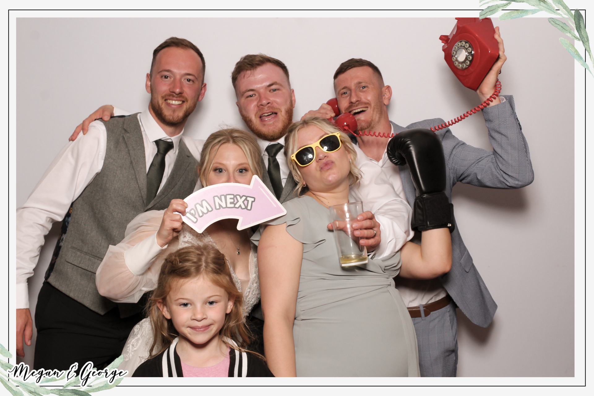 Megan & George Wedding - Classic Open | View more photos from the event at gallery.freshbooths.com/u/FreshBooths/Megan-George-Wedding-Classic-Open