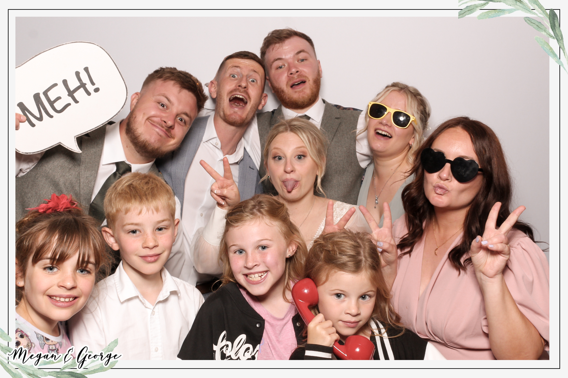 Megan & George Wedding - Classic Open | View more photos from the event at gallery.freshbooths.com/u/FreshBooths/Megan-George-Wedding-Classic-Open