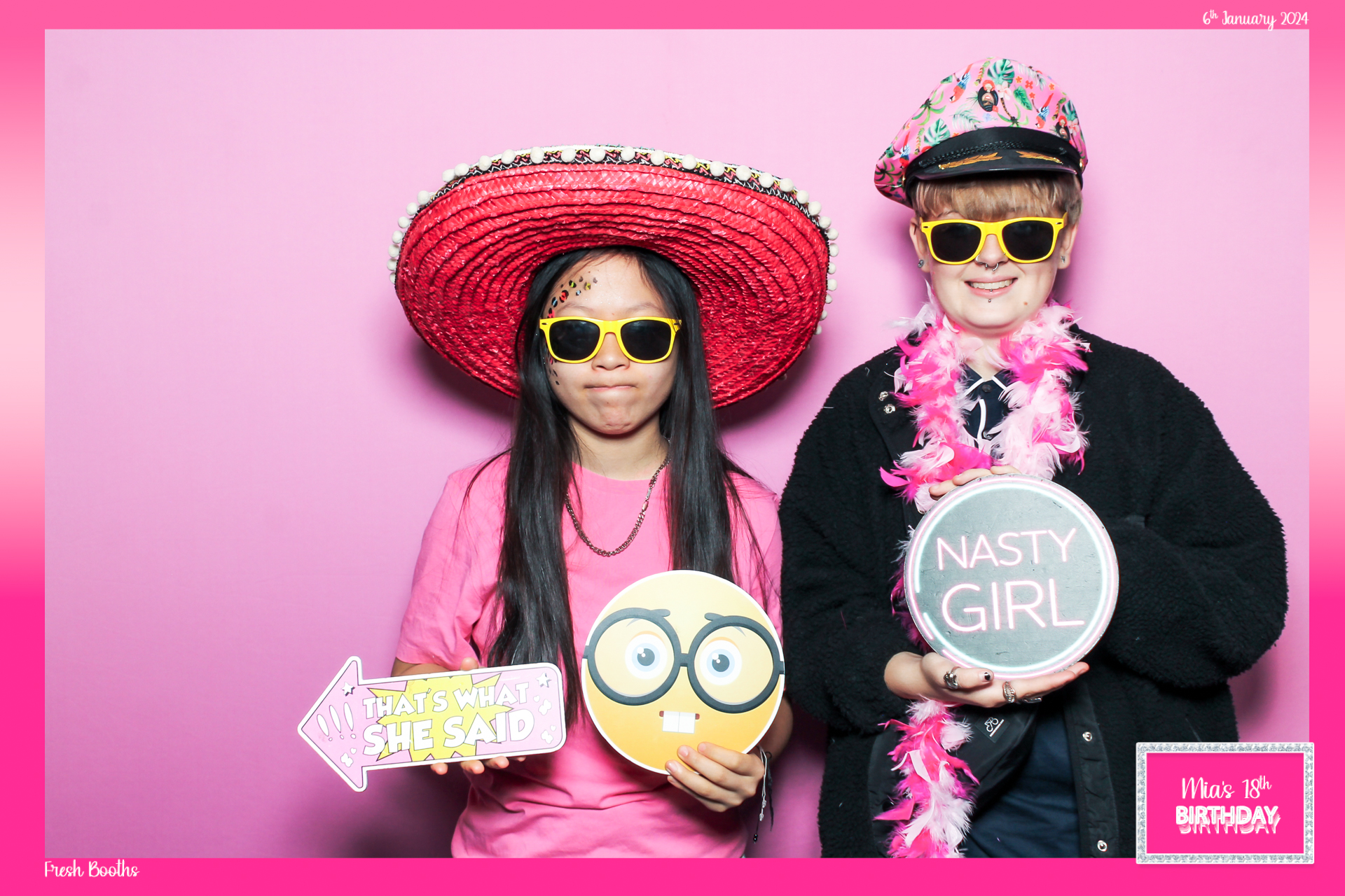 Mia's 18th - Classic Open Booth | View more photos from the event at gallery.freshbooths.com/u/FreshBooths/Mias-18th-Classic-Open-Booth