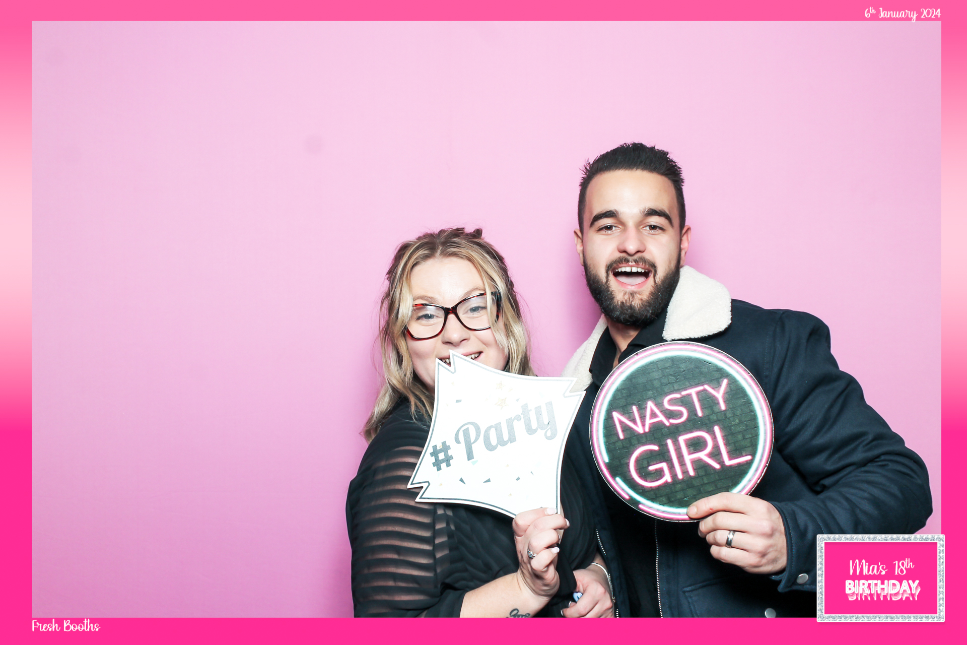 Mia's 18th - Classic Open Booth | View more photos from the event at gallery.freshbooths.com/u/FreshBooths/Mias-18th-Classic-Open-Booth