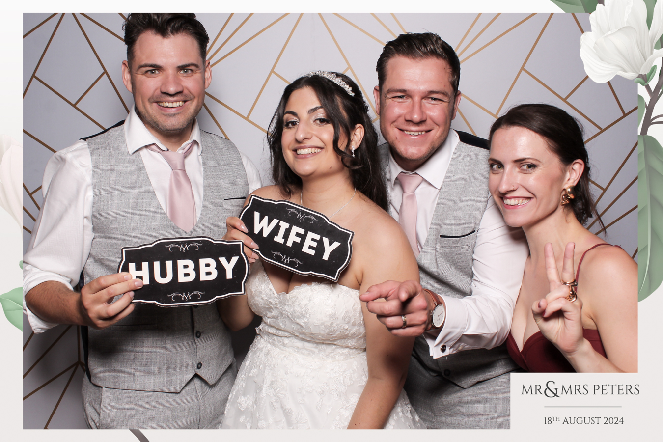 Mr & Mrs Peters | View more photos from the event at gallery.freshbooths.com/u/FreshBooths/Mr-Mrs-Peters