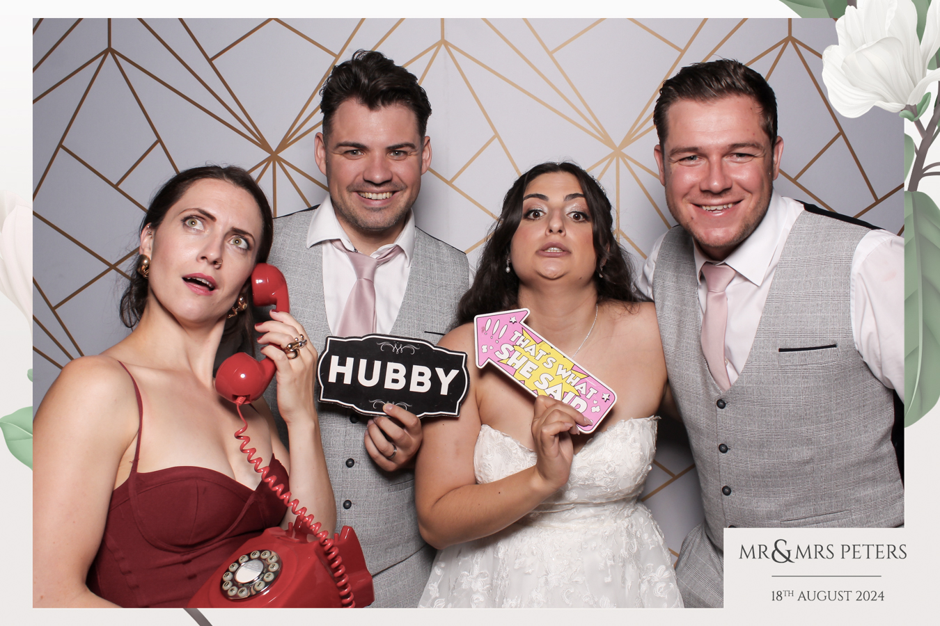 Mr & Mrs Peters | View more photos from the event at gallery.freshbooths.com/u/FreshBooths/Mr-Mrs-Peters
