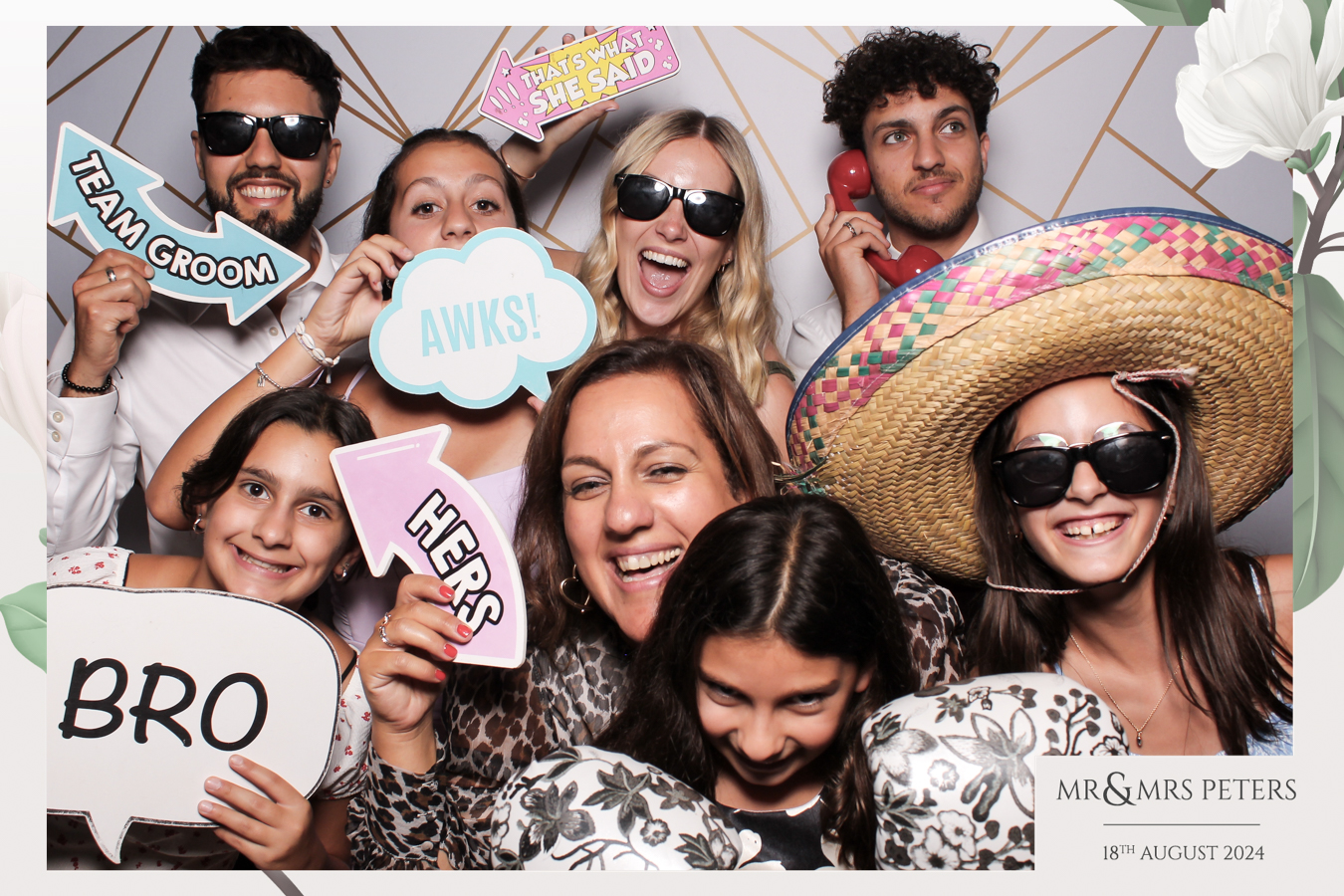 Mr & Mrs Peters | View more photos from the event at gallery.freshbooths.com/u/FreshBooths/Mr-Mrs-Peters