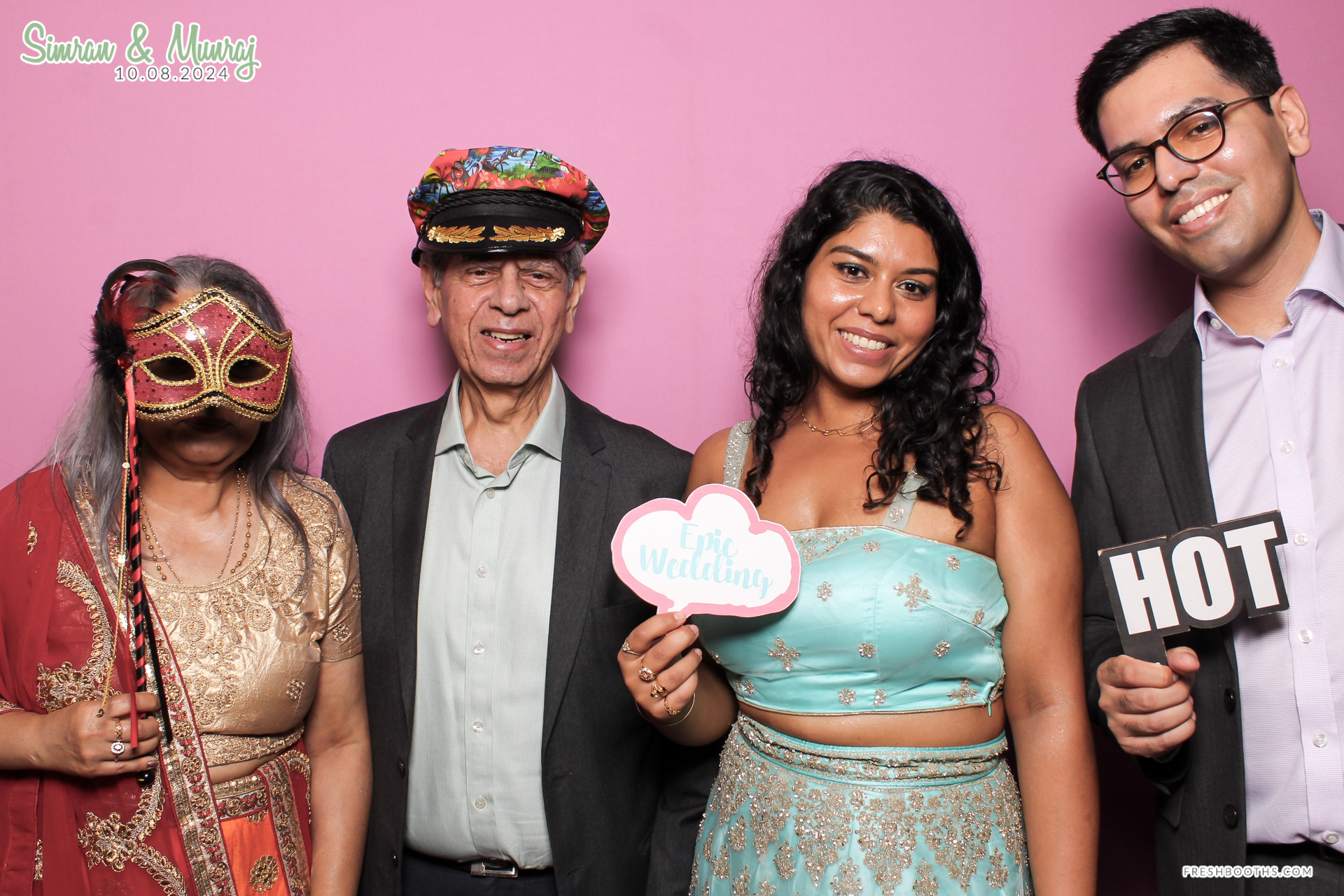 Simran and Munraj x Classic Open Booth | View more photos from the event at gallery.freshbooths.com/u/FreshBooths/Simran-and-Munraj-x-Classic-Open-Booth