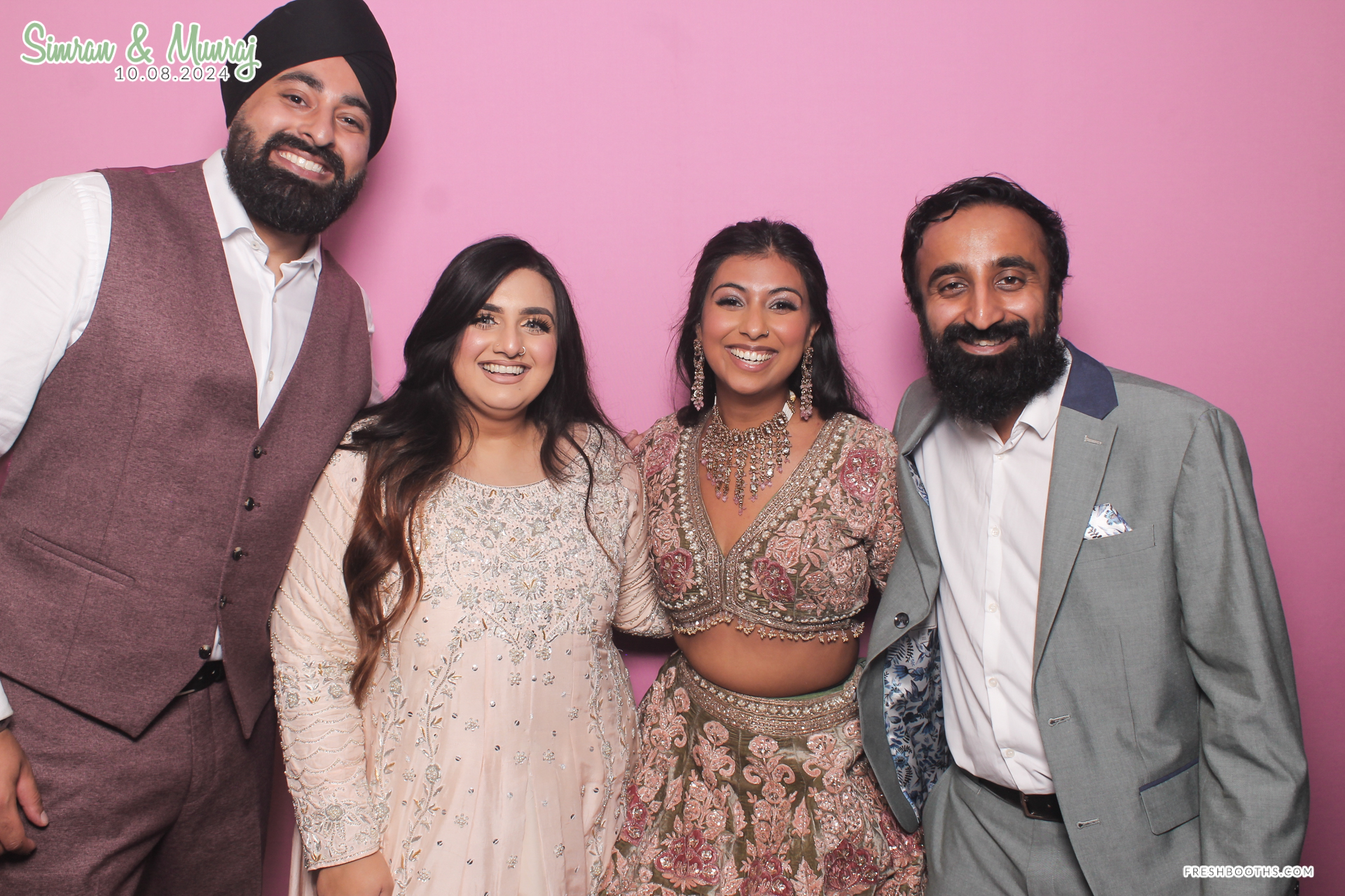 Simran and Munraj x Classic Open Booth | View more photos from the event at gallery.freshbooths.com/u/FreshBooths/Simran-and-Munraj-x-Classic-Open-Booth
