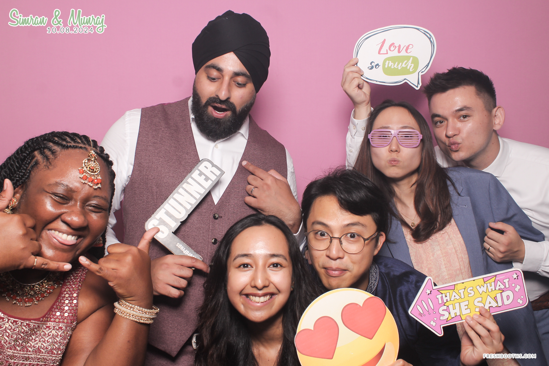 Simran and Munraj x Classic Open Booth | View more photos from the event at gallery.freshbooths.com/u/FreshBooths/Simran-and-Munraj-x-Classic-Open-Booth