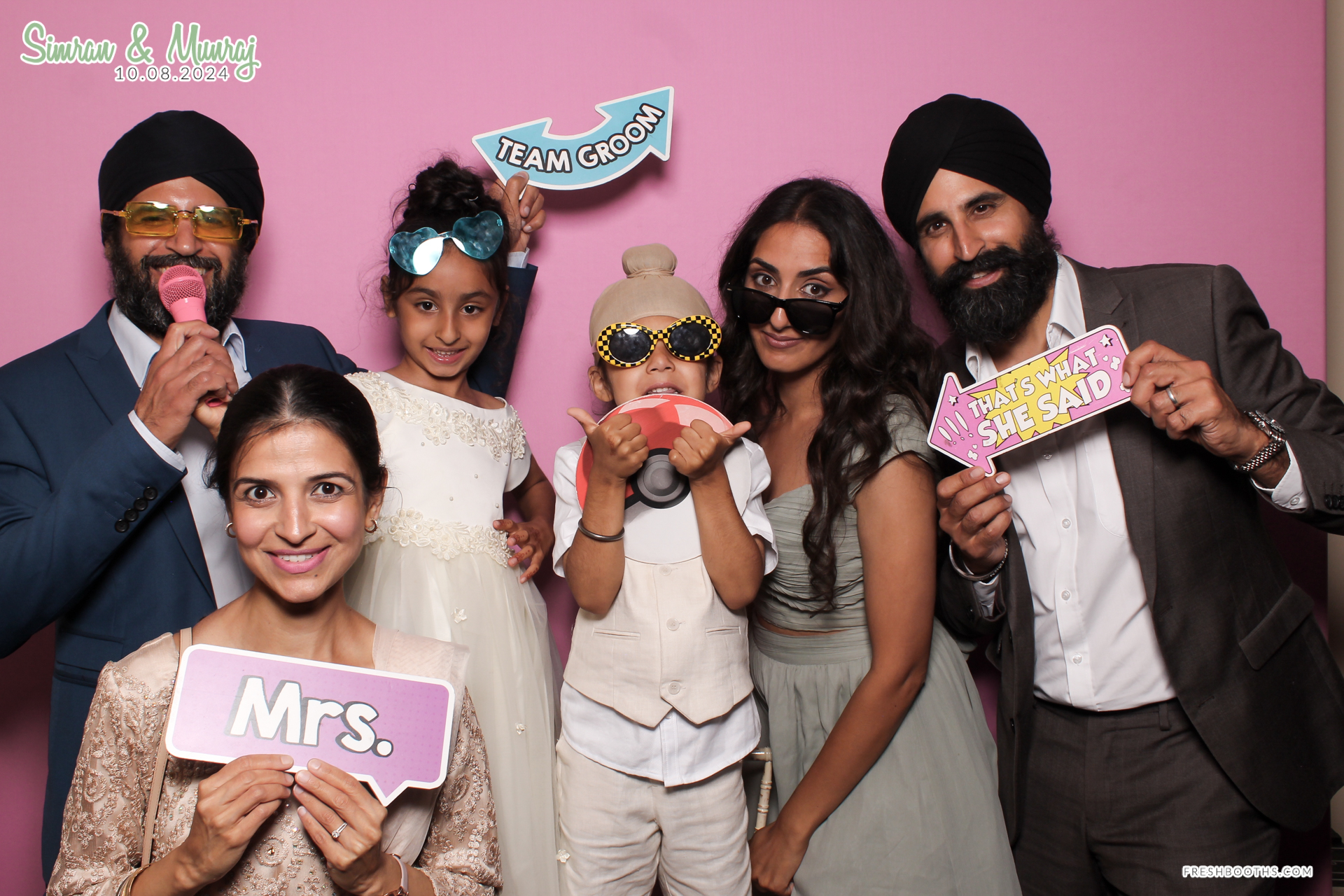 Simran and Munraj x Classic Open Booth | View more photos from the event at gallery.freshbooths.com/u/FreshBooths/Simran-and-Munraj-x-Classic-Open-Booth