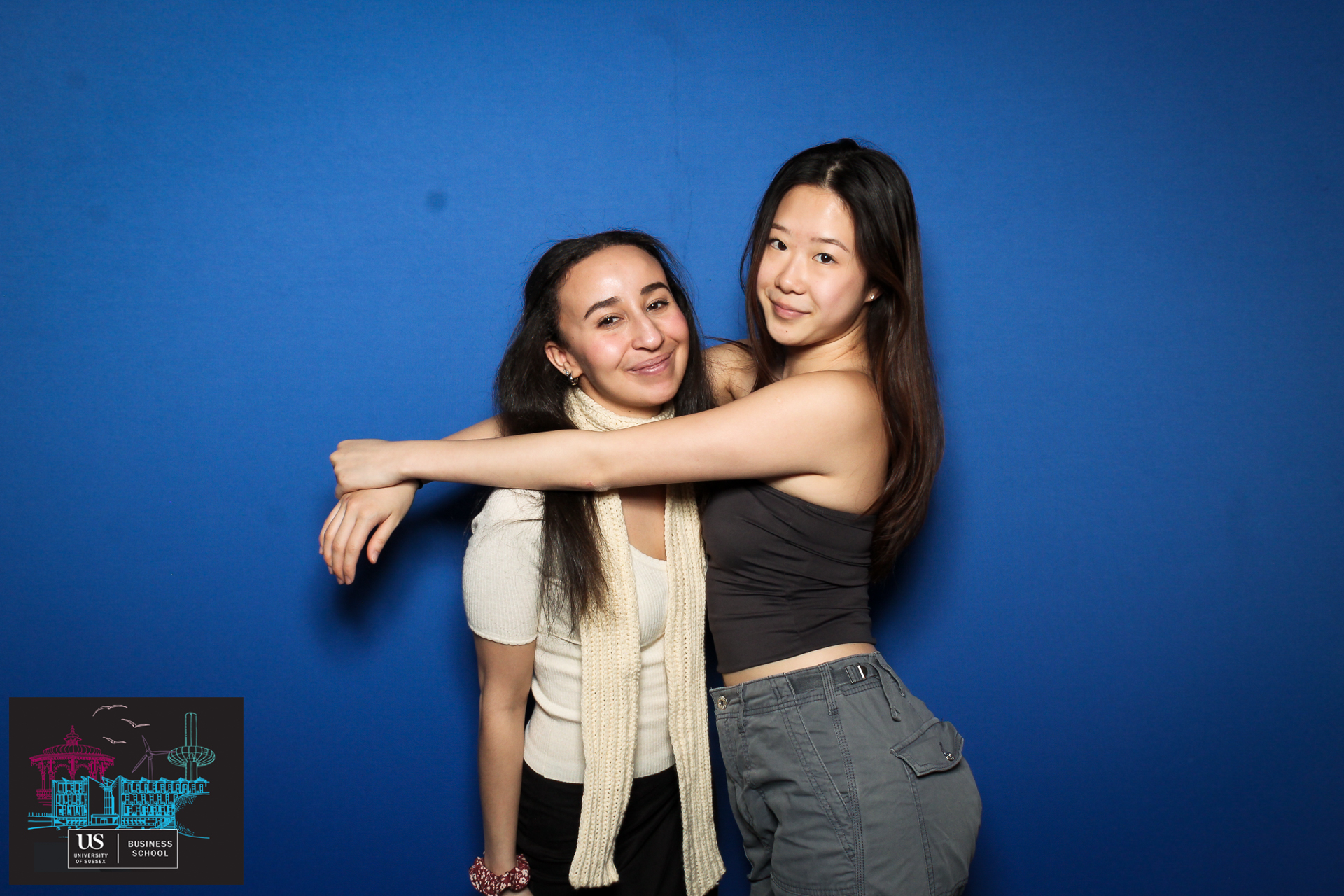 Sussex Business School Welcome Party 2024 - Classic Open Booth | View more photos from the event at gallery.freshbooths.com/u/FreshBooths/Sussex-Business-School-Welcome-Party-2024-Classic-Open-Booth