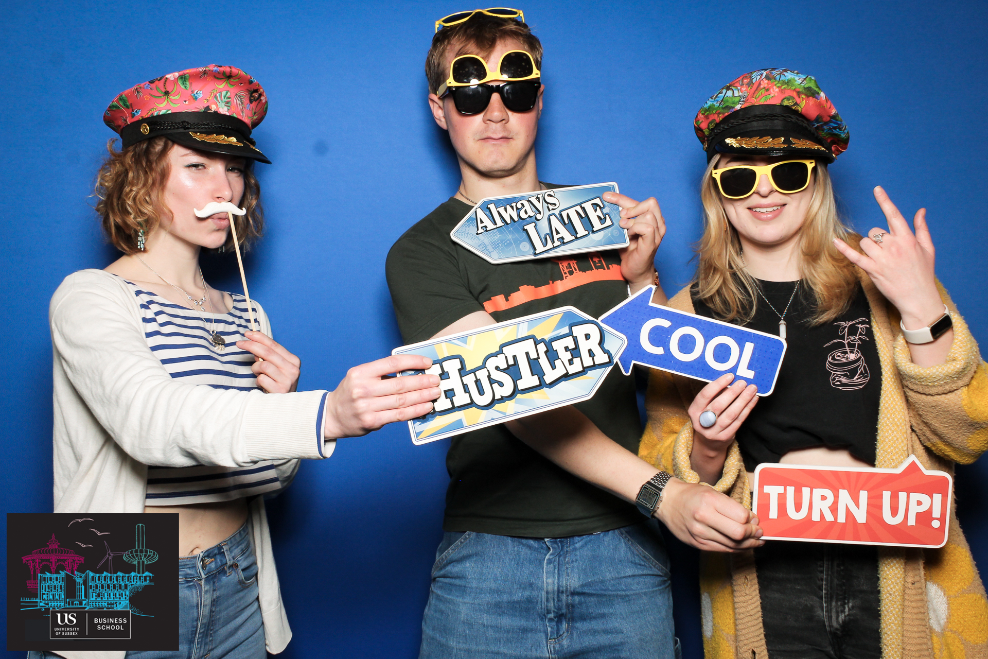 Sussex Business School Welcome Party 2024 - Classic Open Booth | View more photos from the event at gallery.freshbooths.com/u/FreshBooths/Sussex-Business-School-Welcome-Party-2024-Classic-Open-Booth
