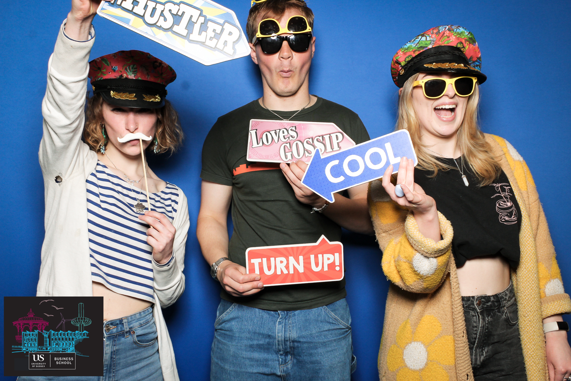 Sussex Business School Welcome Party 2024 - Classic Open Booth | View more photos from the event at gallery.freshbooths.com/u/FreshBooths/Sussex-Business-School-Welcome-Party-2024-Classic-Open-Booth