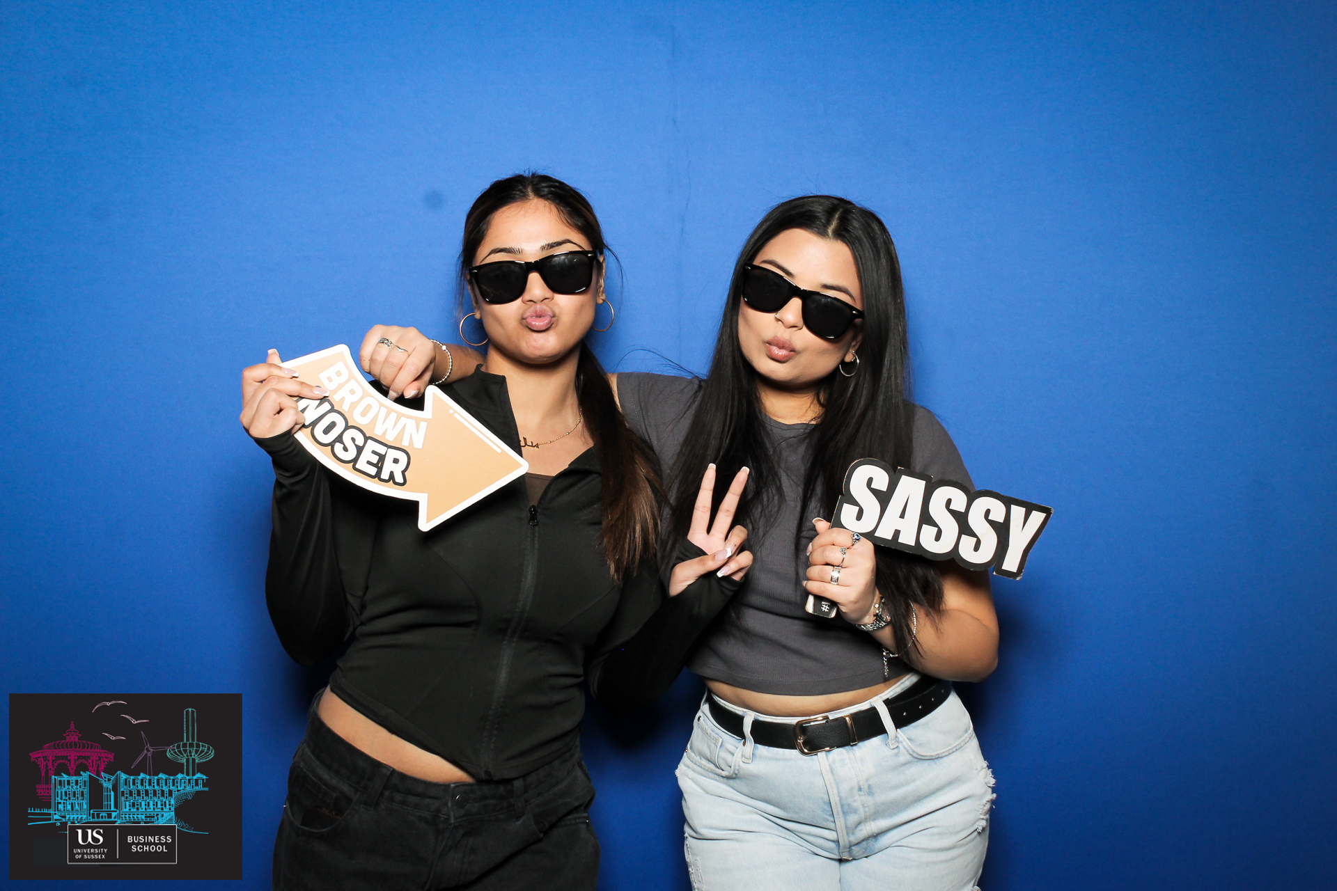 Sussex Business School Welcome Party 2024 - Classic Open Booth | View more photos from the event at gallery.freshbooths.com/u/FreshBooths/Sussex-Business-School-Welcome-Party-2024-Classic-Open-Booth