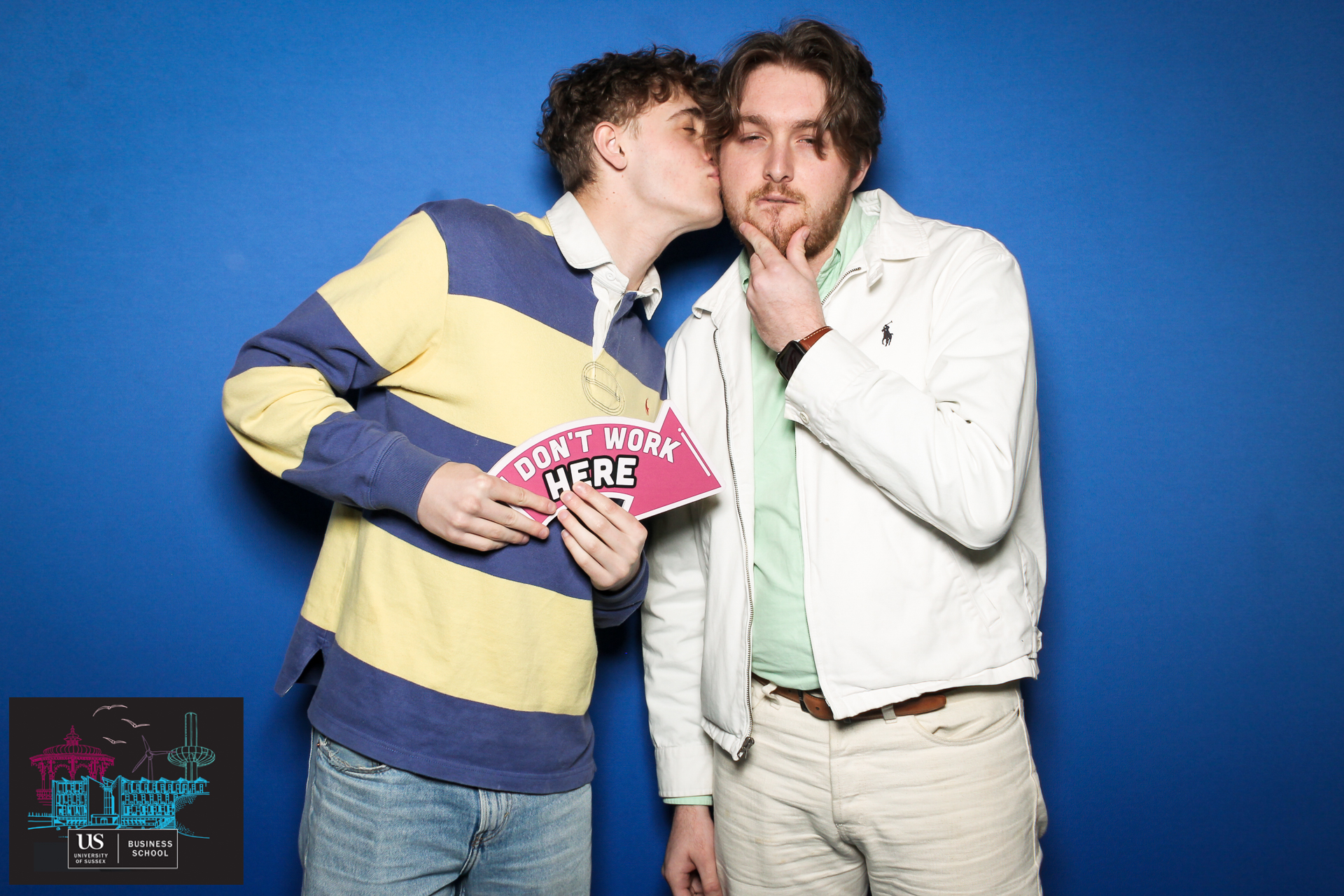 Sussex Business School Welcome Party 2024 - Classic Open Booth | View more photos from the event at gallery.freshbooths.com/u/FreshBooths/Sussex-Business-School-Welcome-Party-2024-Classic-Open-Booth