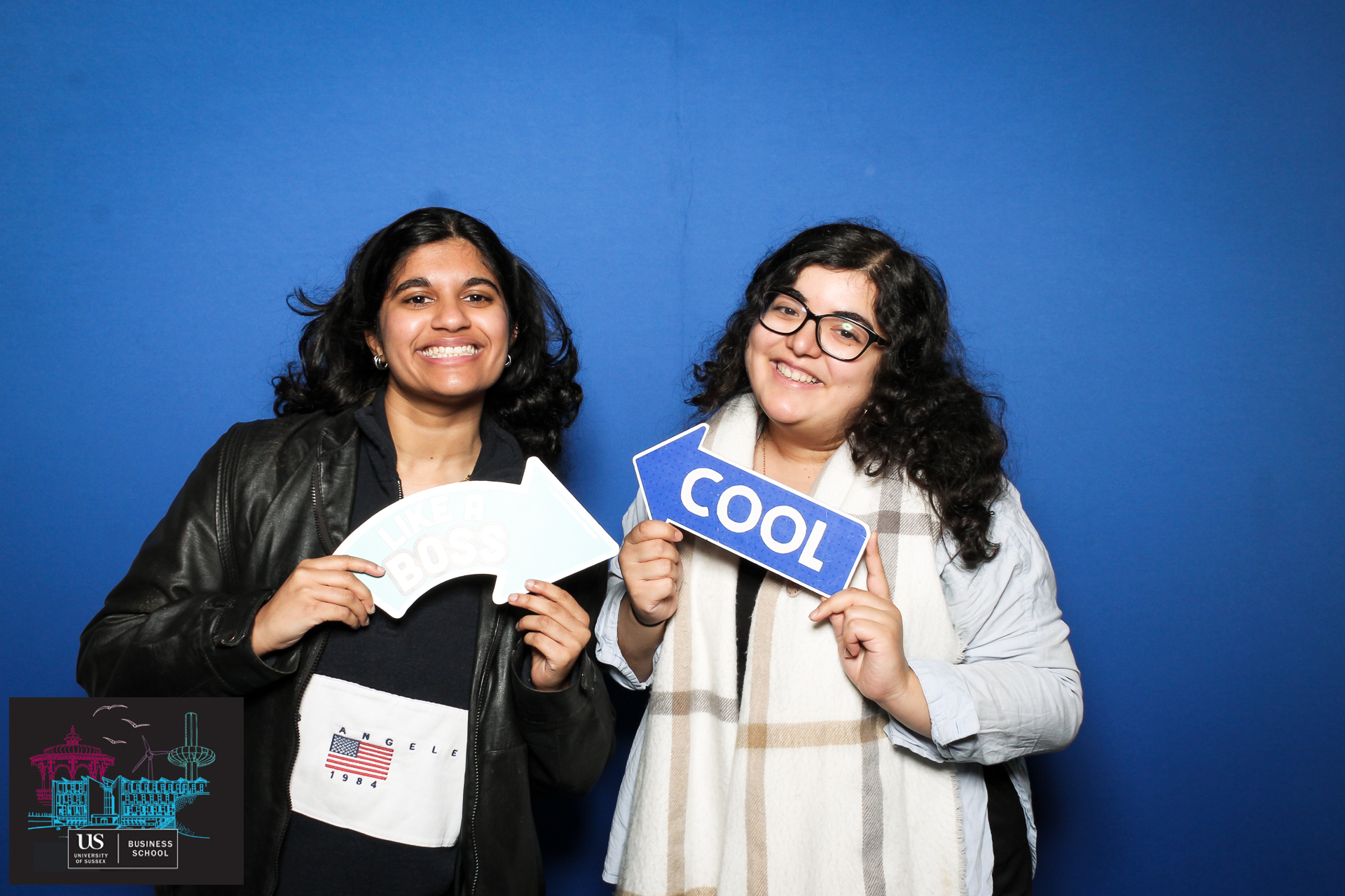 Sussex Business School Welcome Party 2024 - Classic Open Booth | View more photos from the event at gallery.freshbooths.com/u/FreshBooths/Sussex-Business-School-Welcome-Party-2024-Classic-Open-Booth