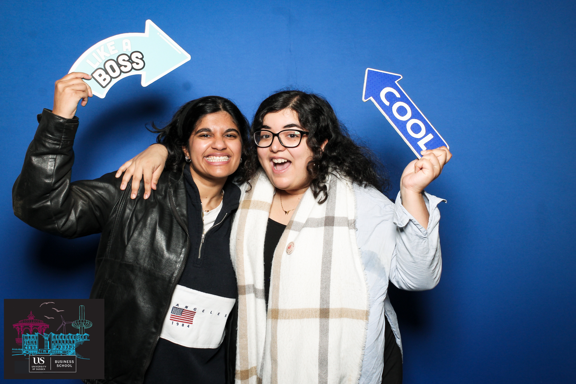 Sussex Business School Welcome Party 2024 - Classic Open Booth | View more photos from the event at gallery.freshbooths.com/u/FreshBooths/Sussex-Business-School-Welcome-Party-2024-Classic-Open-Booth